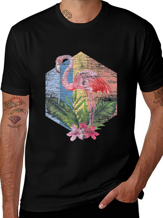 Flamingo Graphic Tee: Tropical Vibes