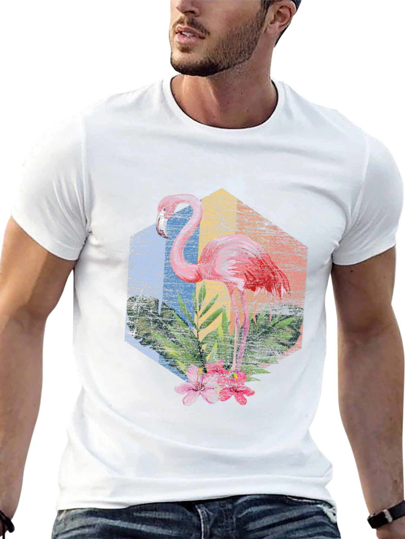 Flamingo Graphic Tee: Tropical Vibes