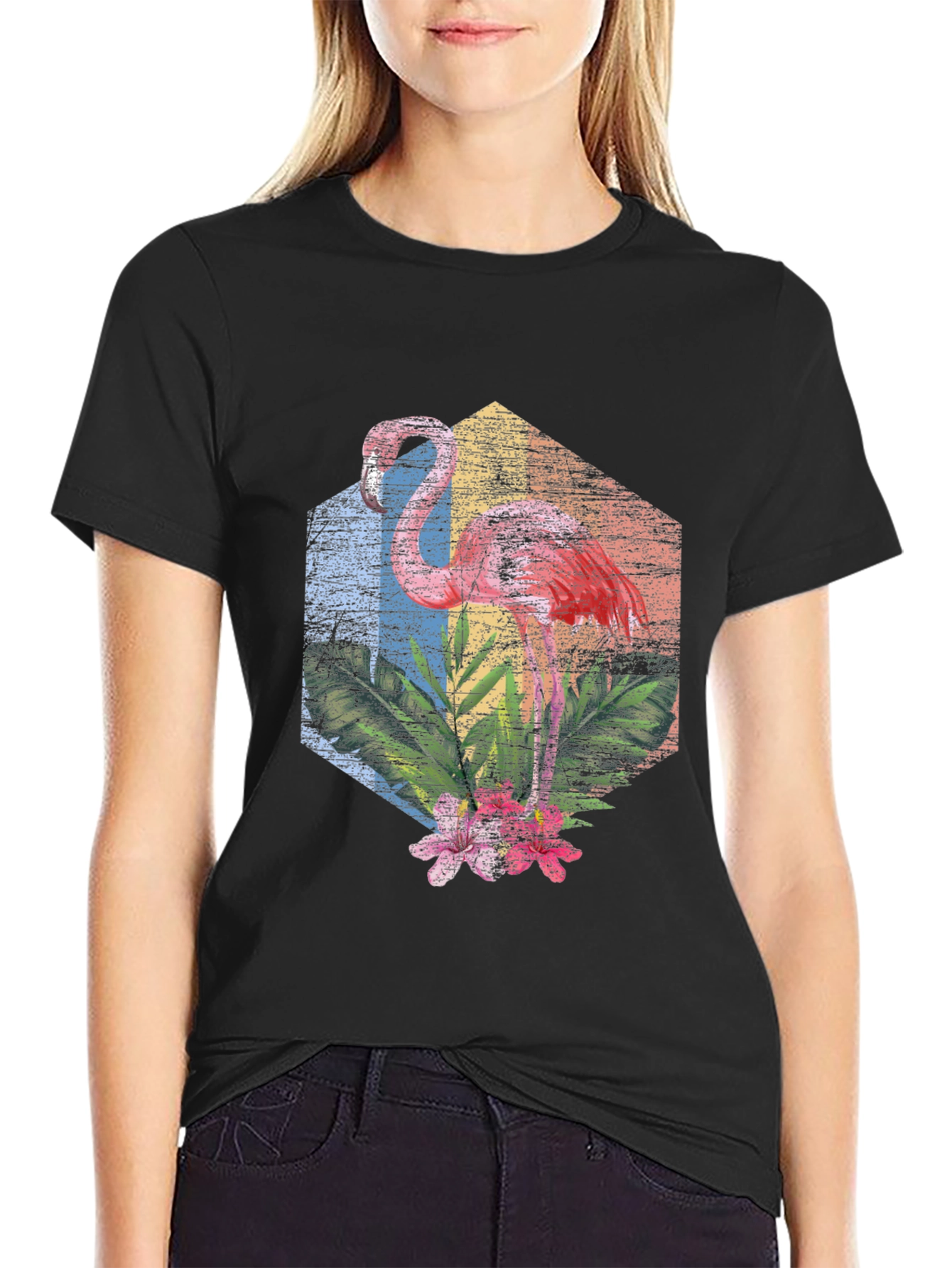 Flamingo Graphic Tee: Tropical Vibes