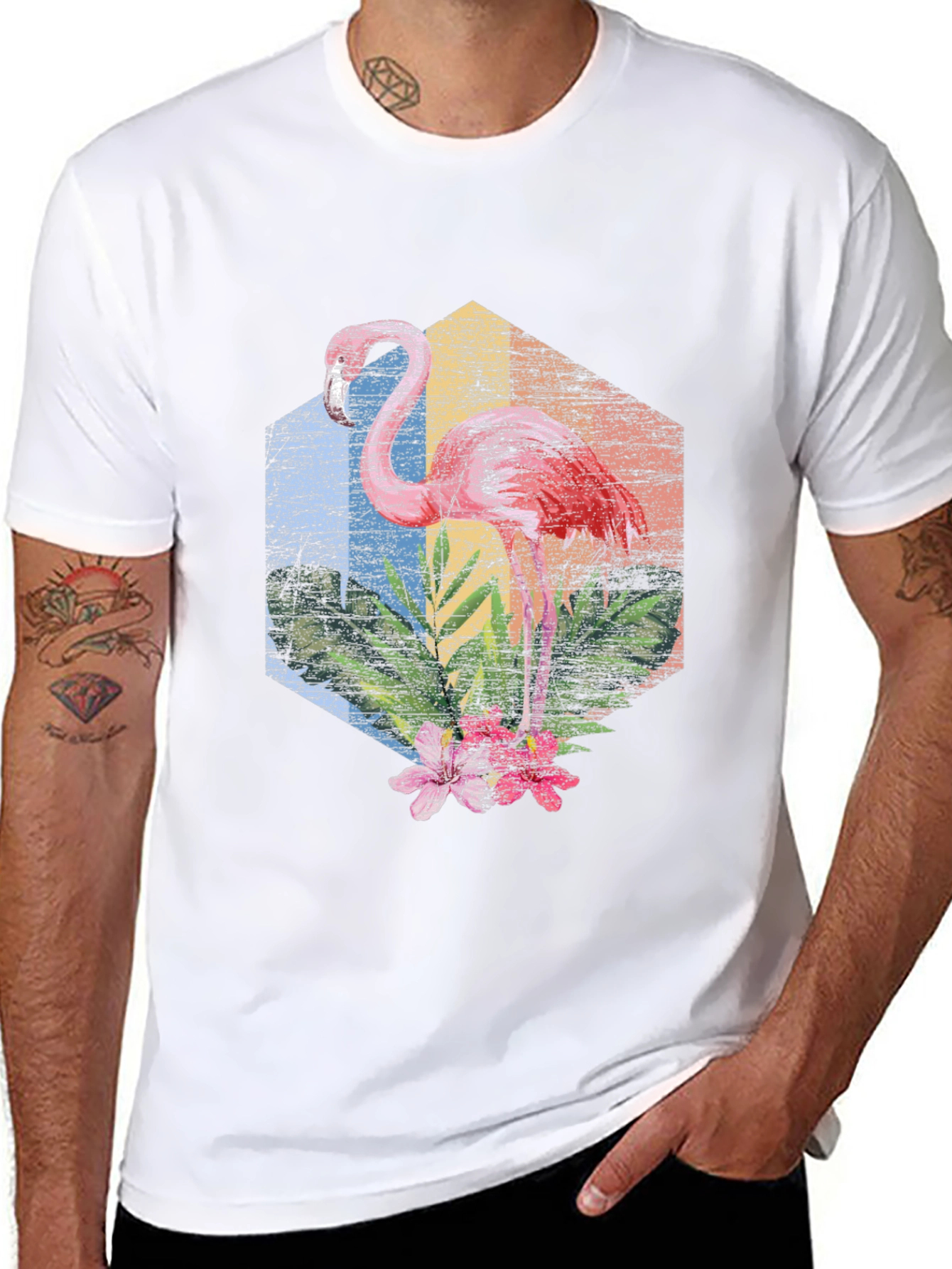Flamingo Graphic Tee: Tropical Vibes