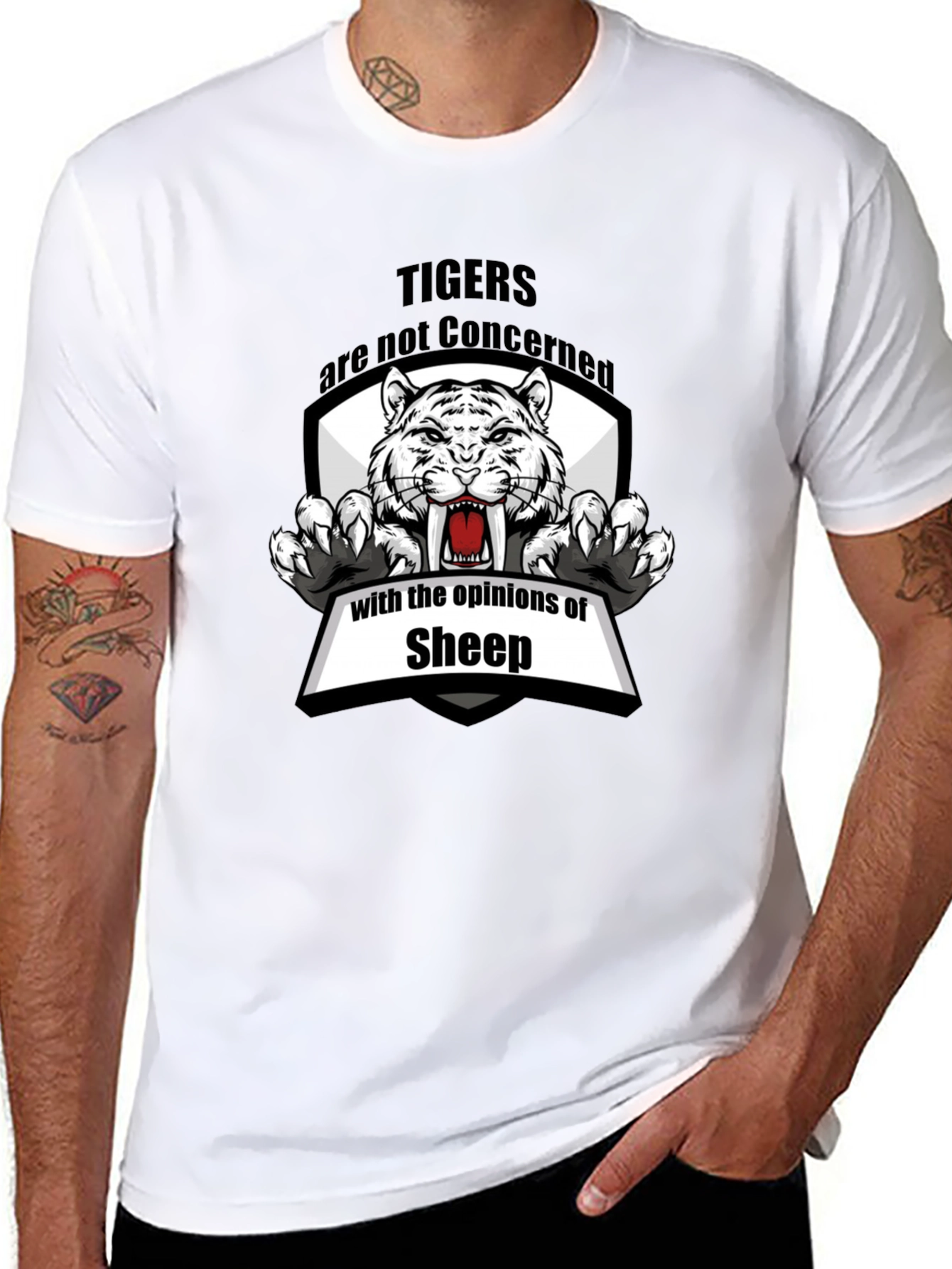 Tigers Not Concerned Graphic T-Shirt