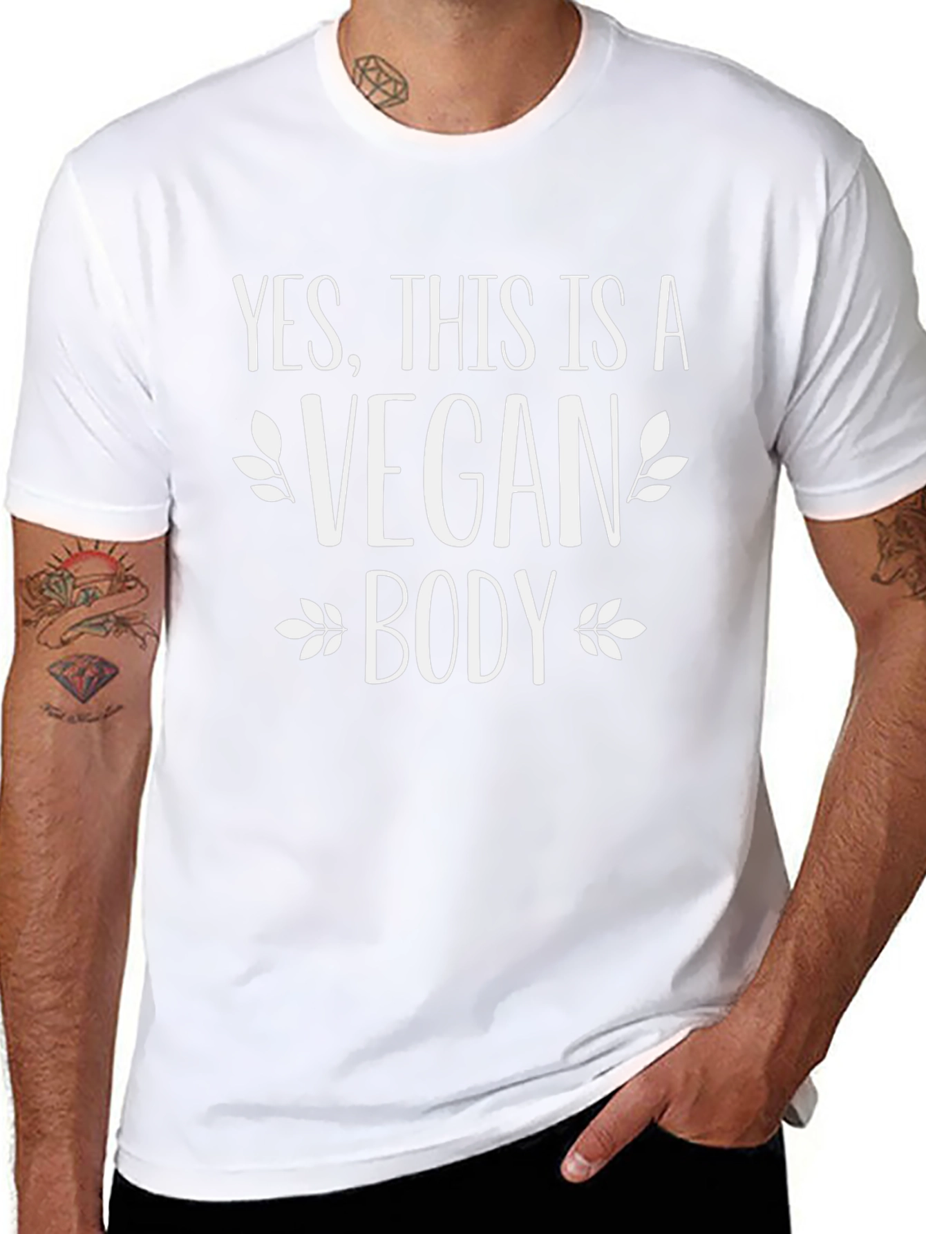 Vegan Body Graphic T-Shirt