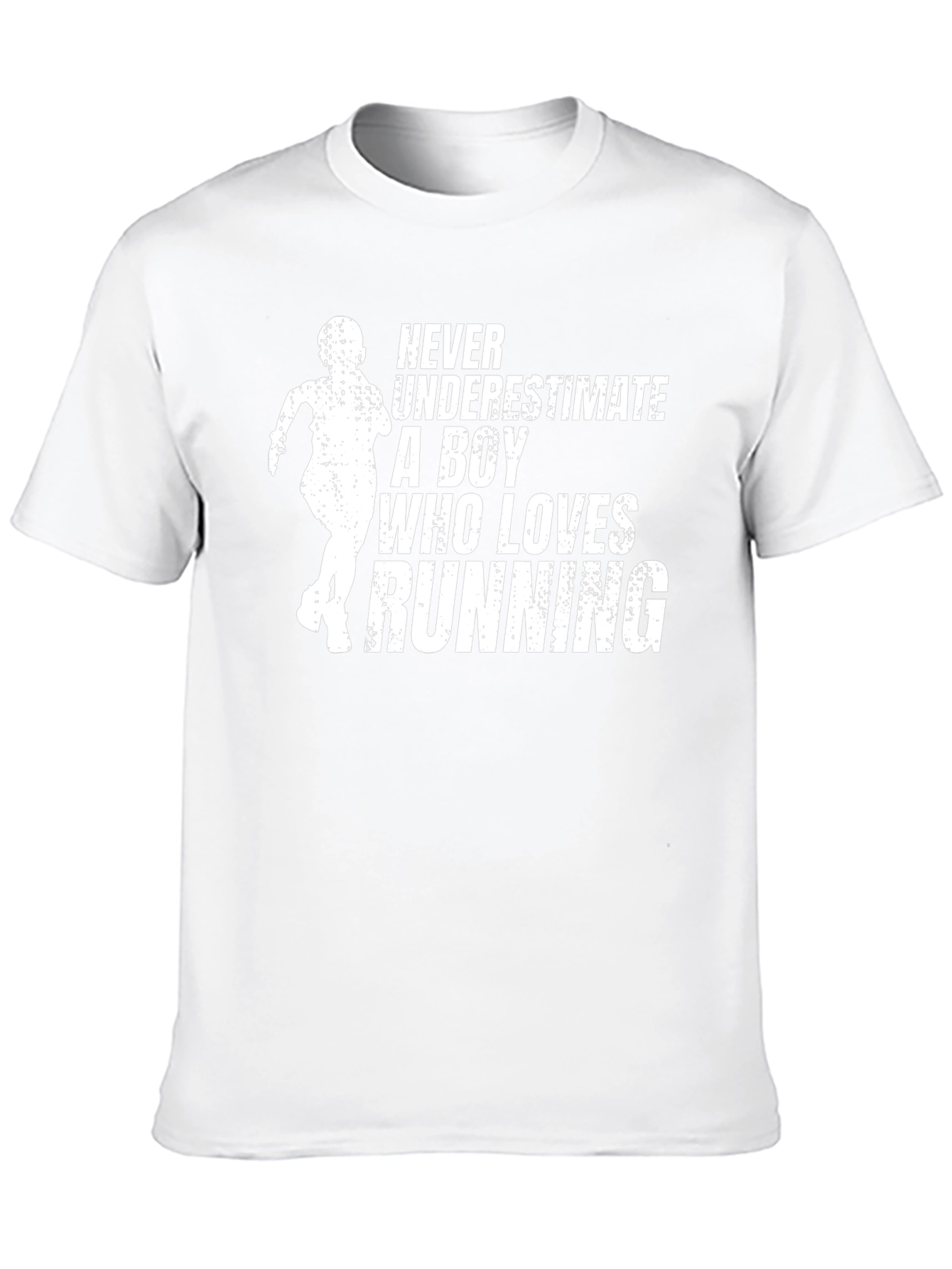 Running Boy Graphic Tee - Never Underestimate!