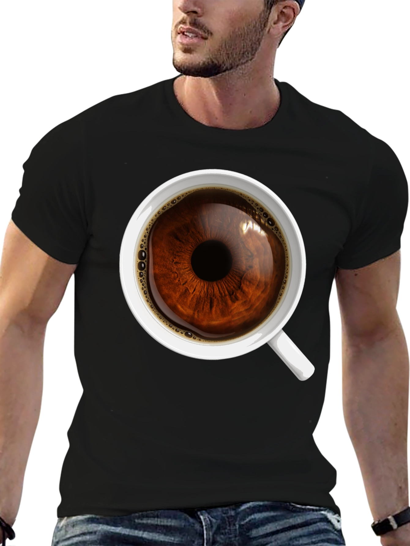 Eye See Coffee T-Shirt - Unique Graphic Tee