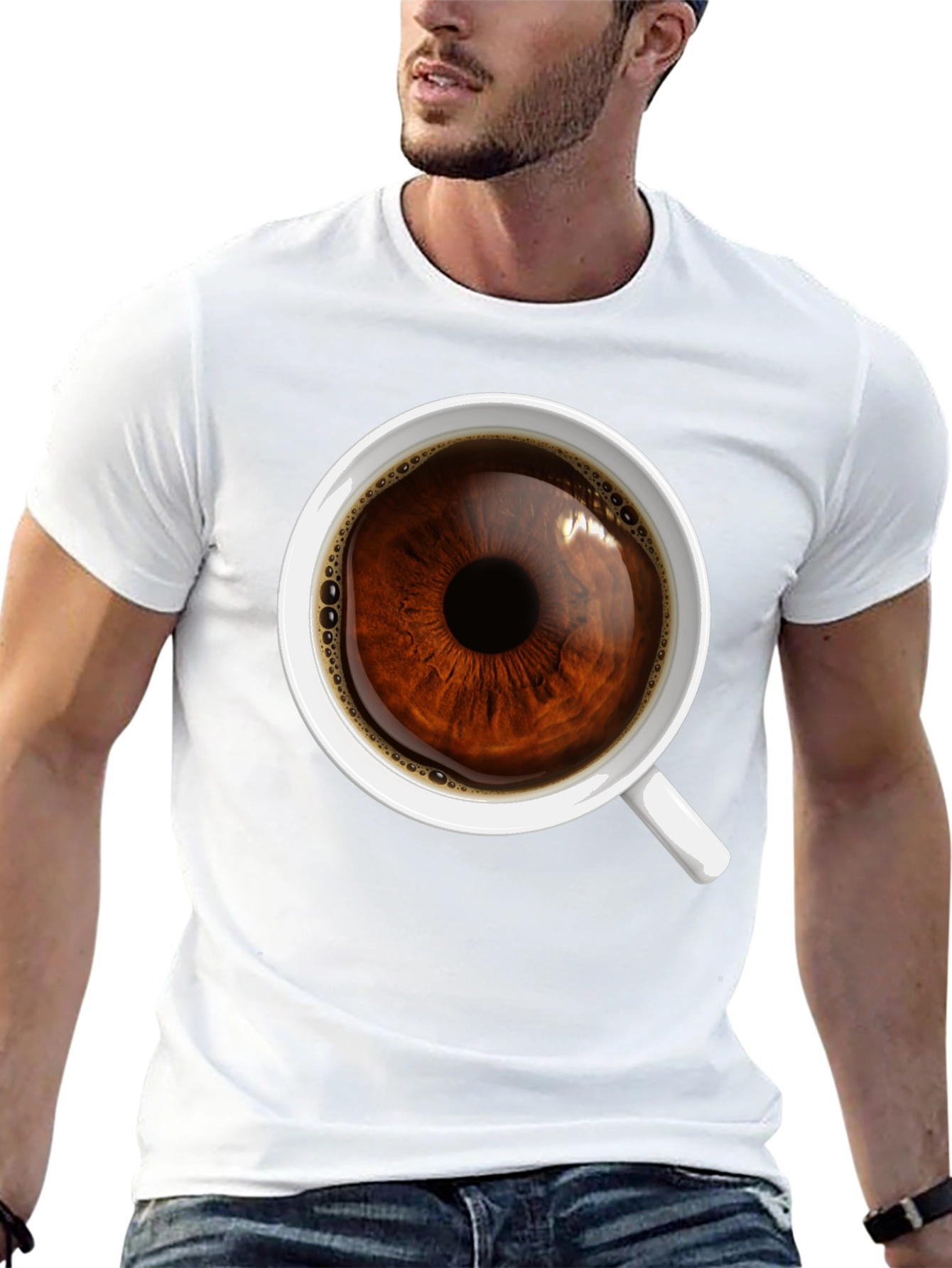 Eye See Coffee T-Shirt - Unique Graphic Tee