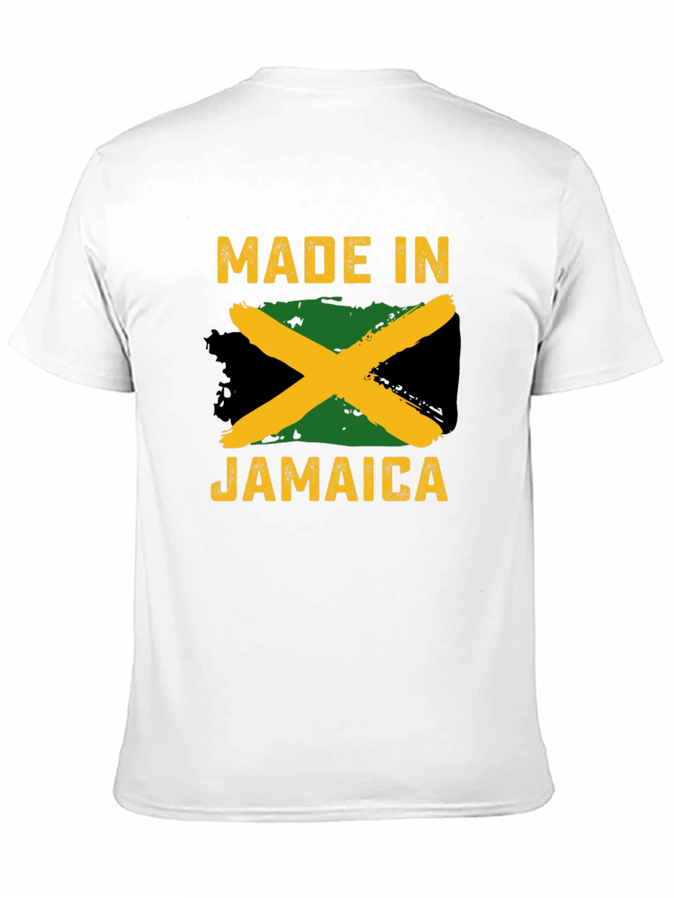 Made in Jamaica T-Shirt - Jamaican Flag Design