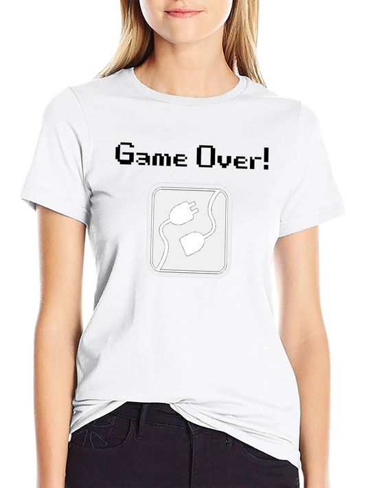 Game Over Unplugged T-Shirt - Gamer Style