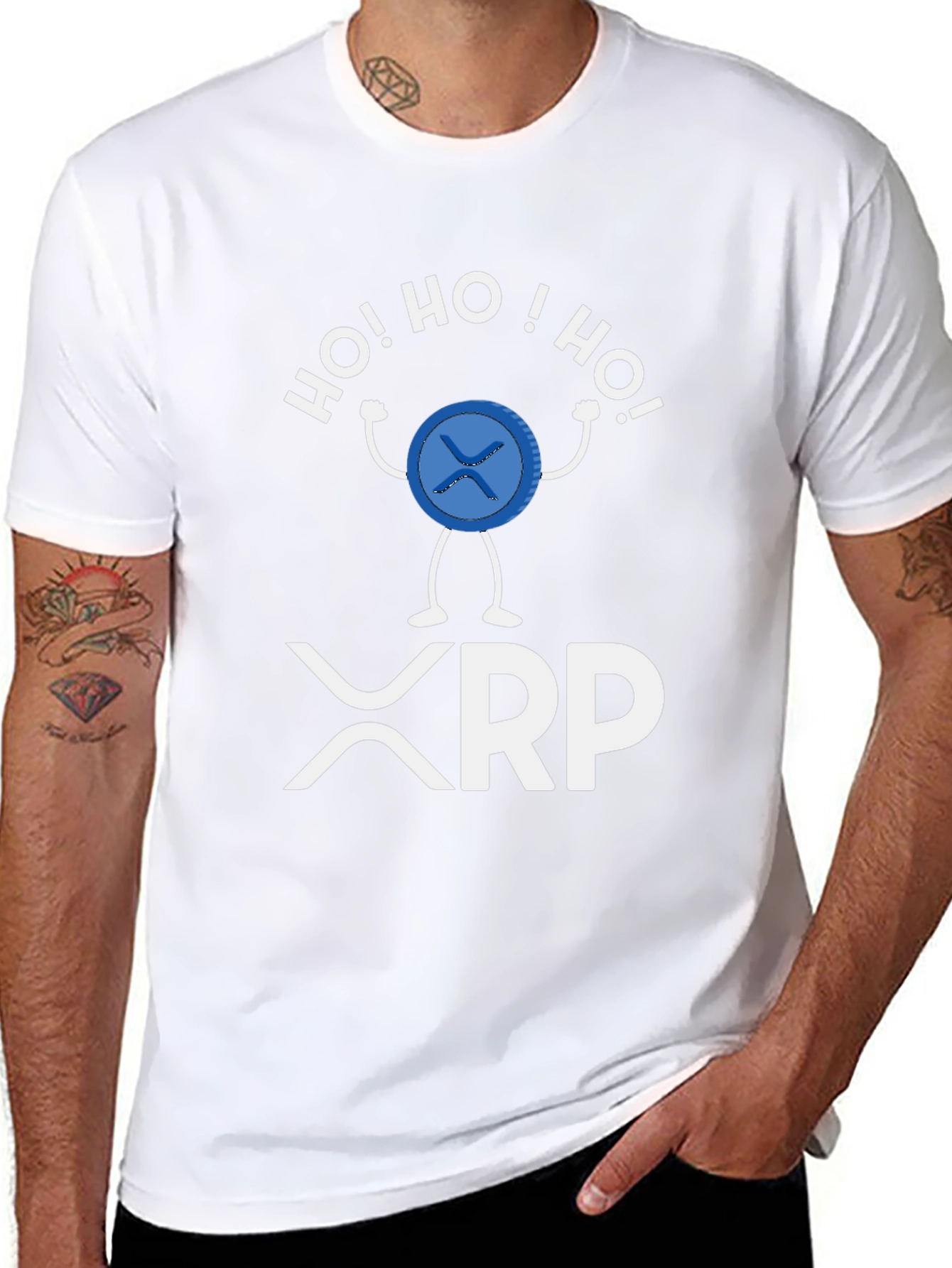XRP Christmas T-Shirt - Ho Ho Ho Crypto Tee