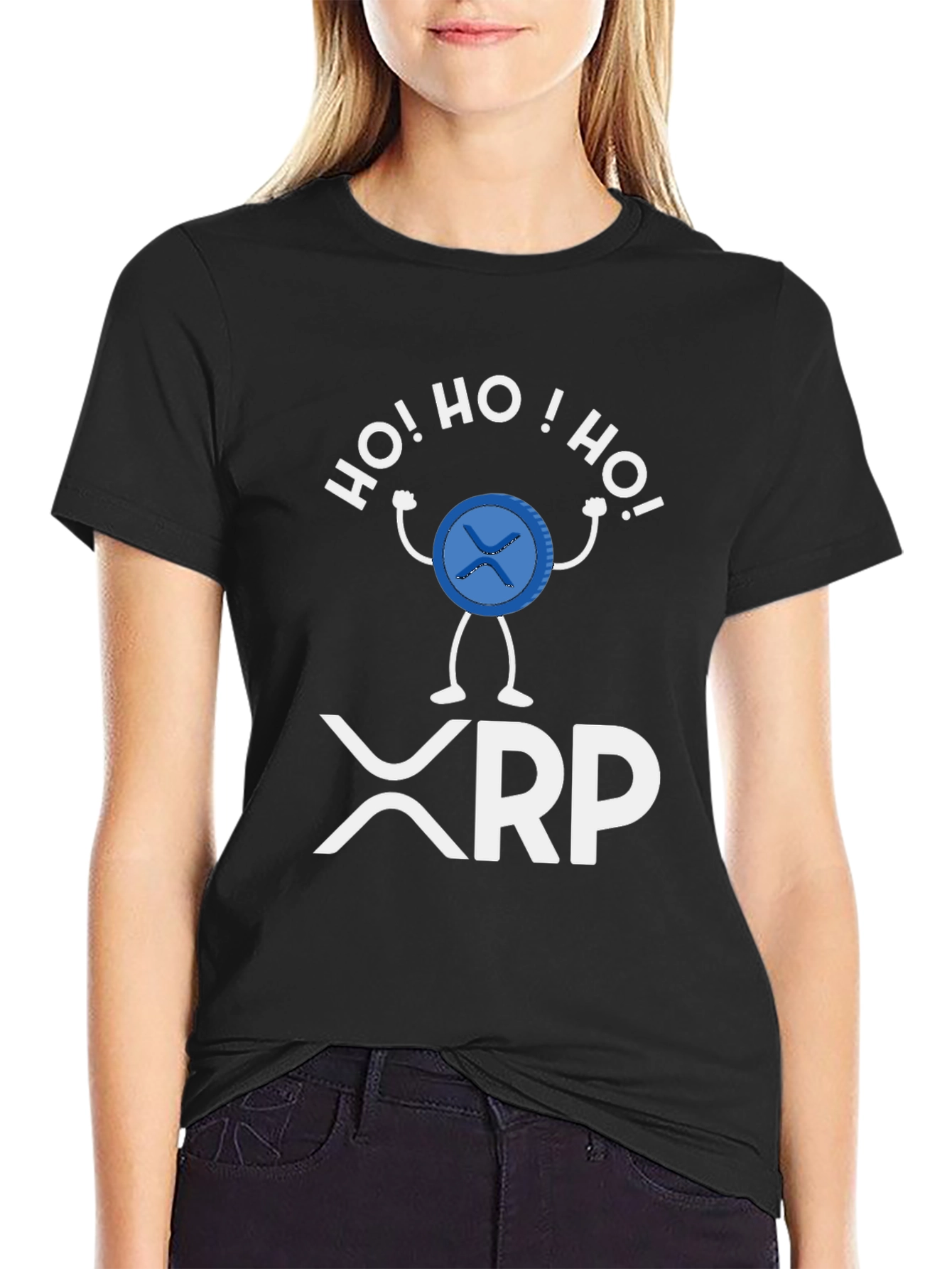 XRP Christmas T-Shirt - Ho Ho Ho Crypto Tee