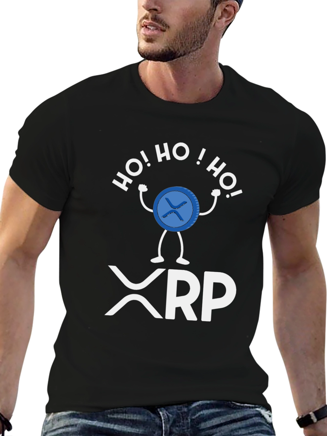 XRP Christmas T-Shirt - Ho Ho Ho Crypto Tee