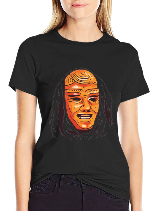 Mystic Mask Graphic Tee - Black Unisex T-Shirt