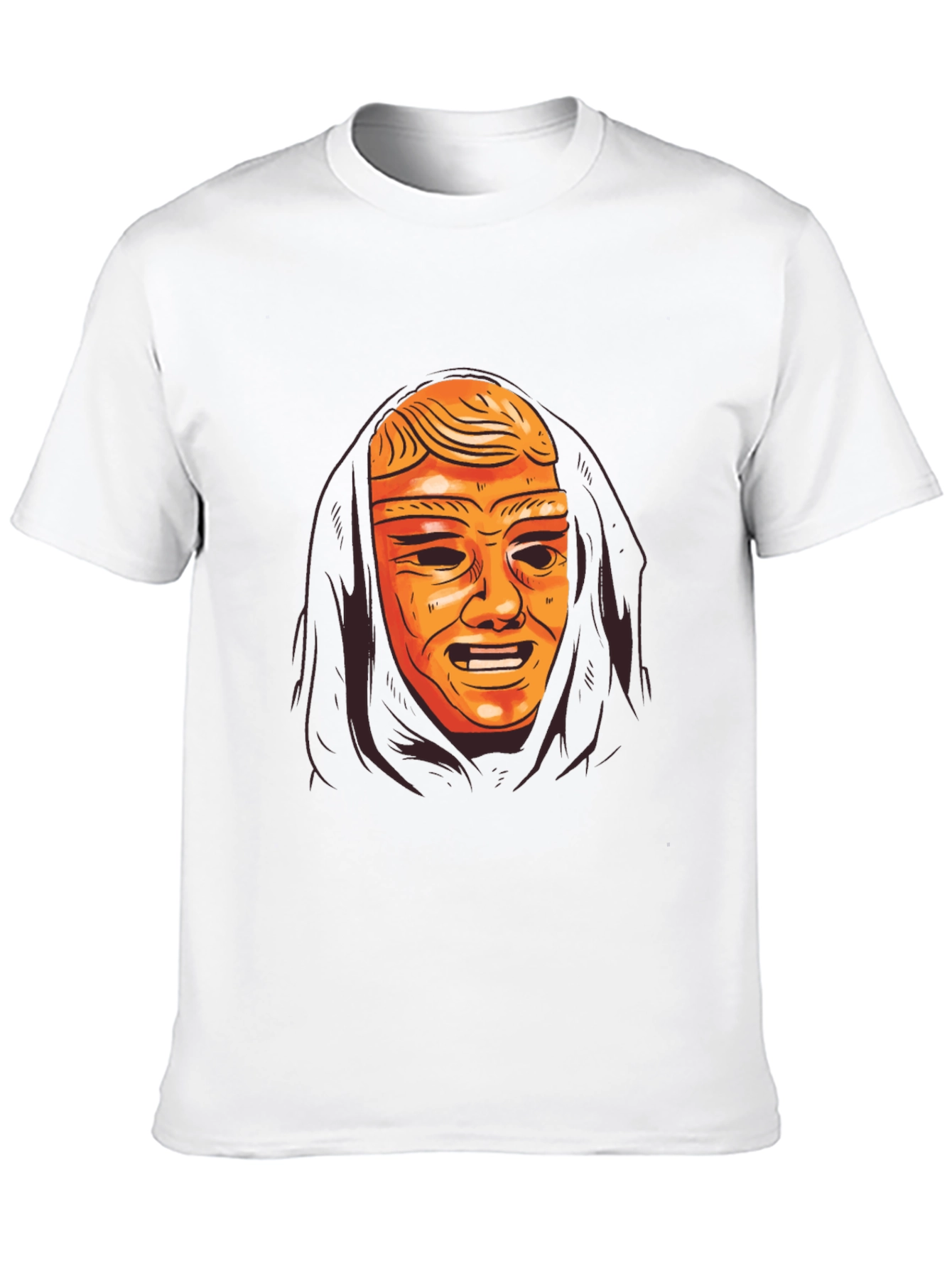 Mystic Mask Graphic Tee - Black Unisex T-Shirt