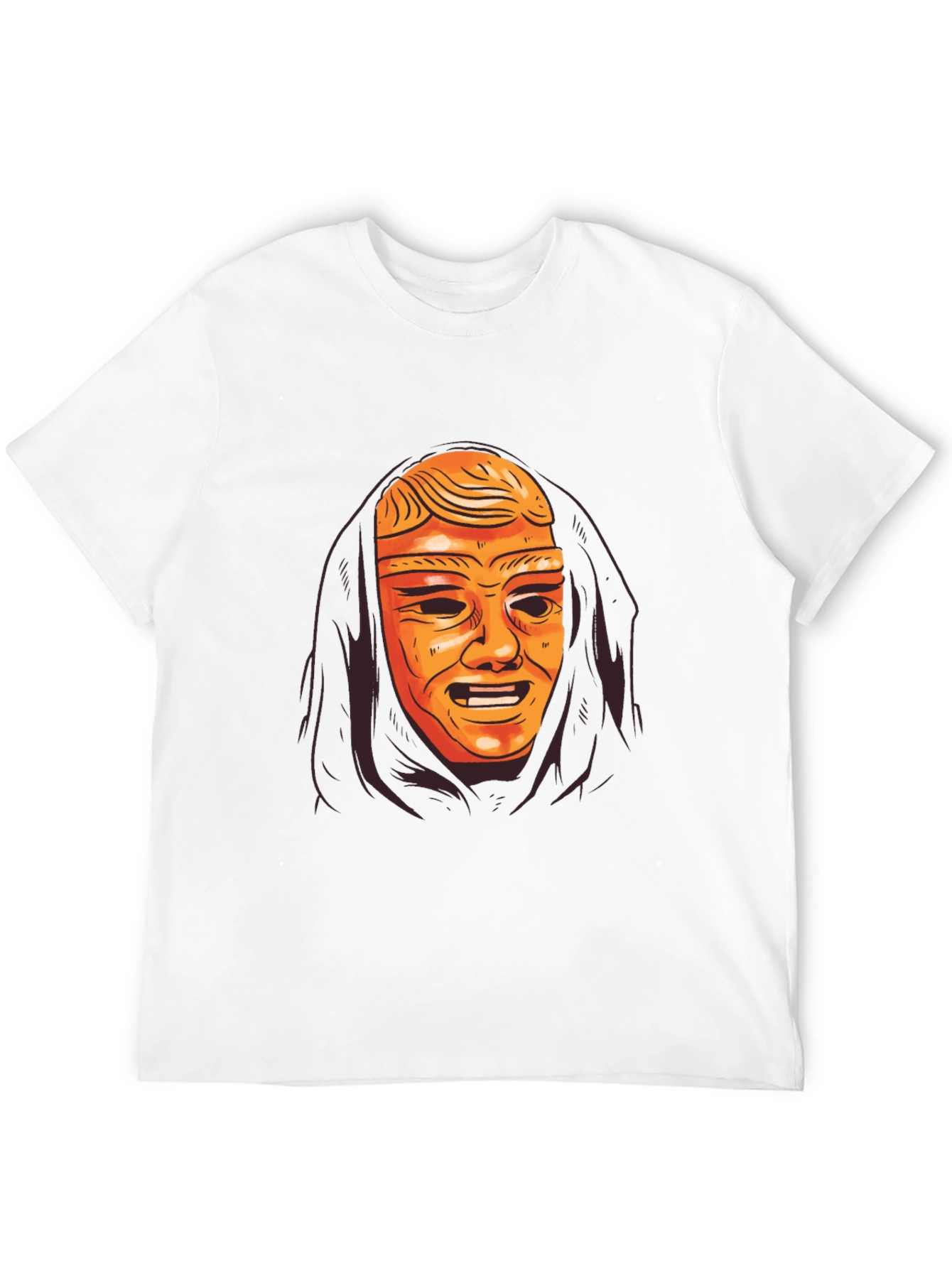 Mystic Mask Graphic Tee - Black Unisex T-Shirt