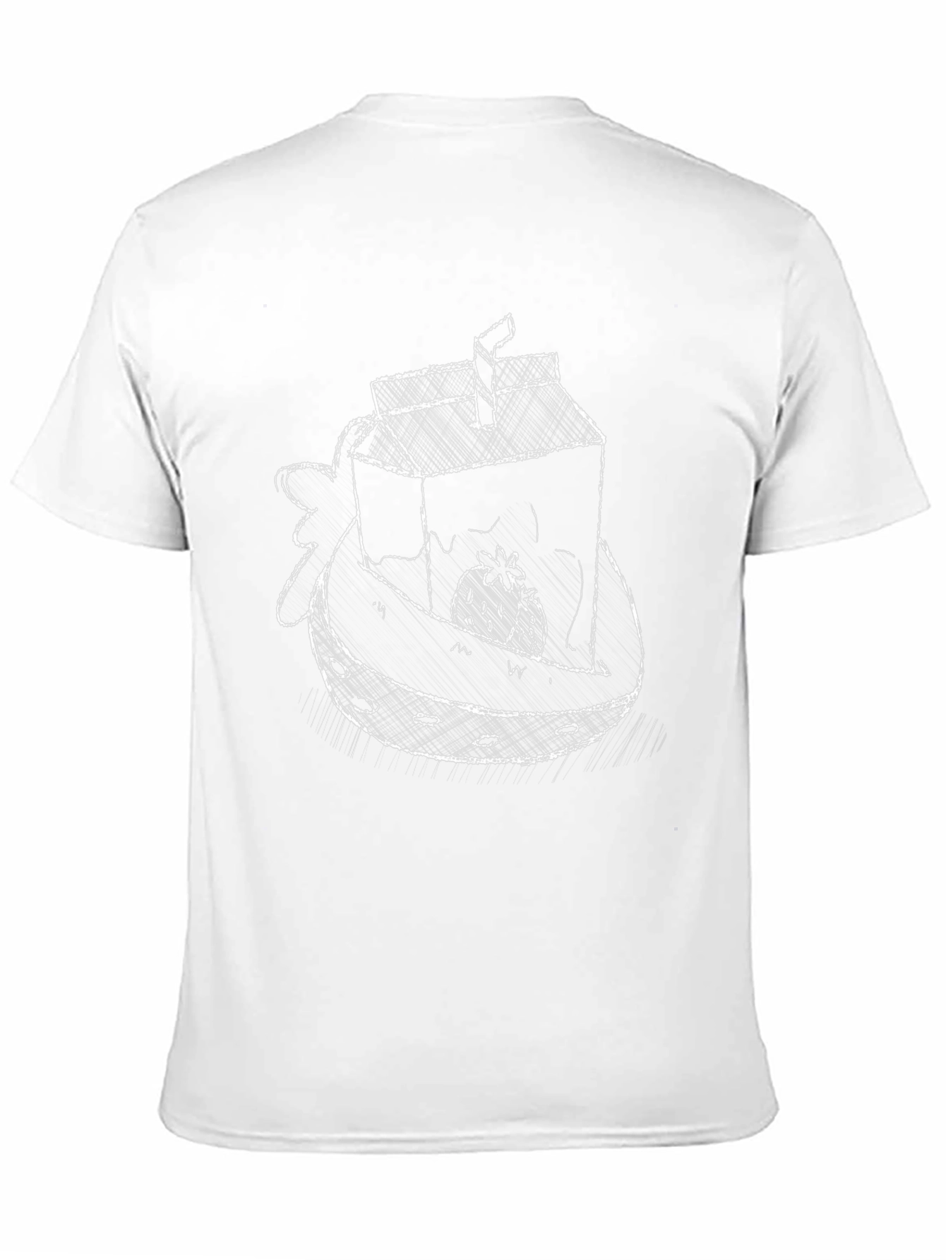 Strawberry Milk T-Shirt - Black