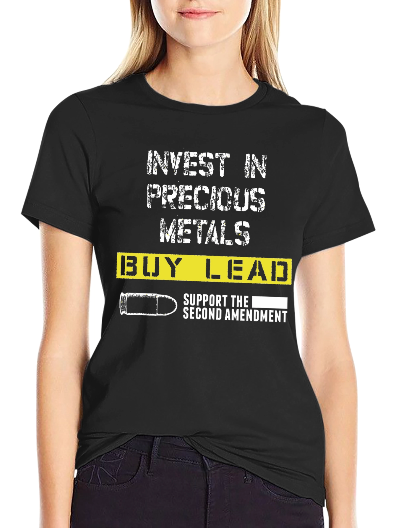 Invest in Lead T-Shirt - Second Amendment Support