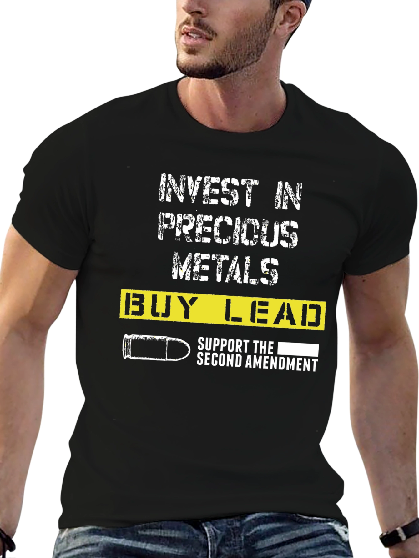 Invest in Lead T-Shirt - Second Amendment Support