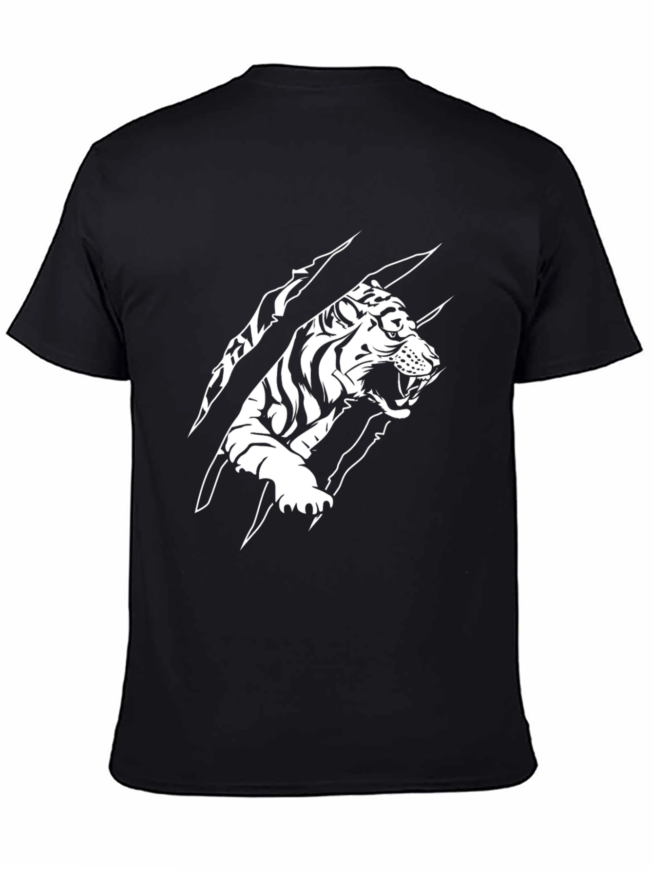 Tiger Graphic Tee - Fierce Black T-Shirt