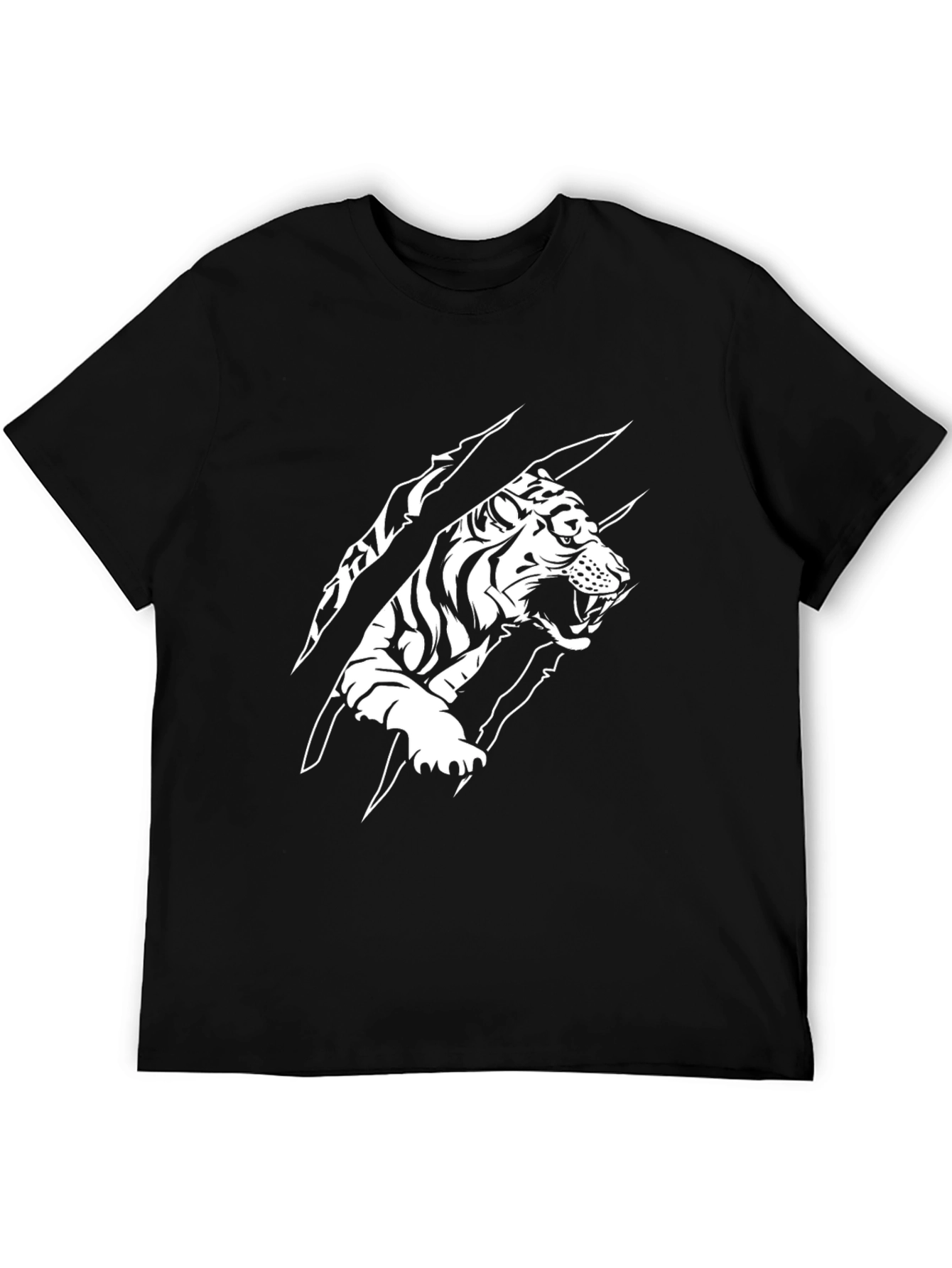 Tiger Graphic Tee - Fierce Black T-Shirt