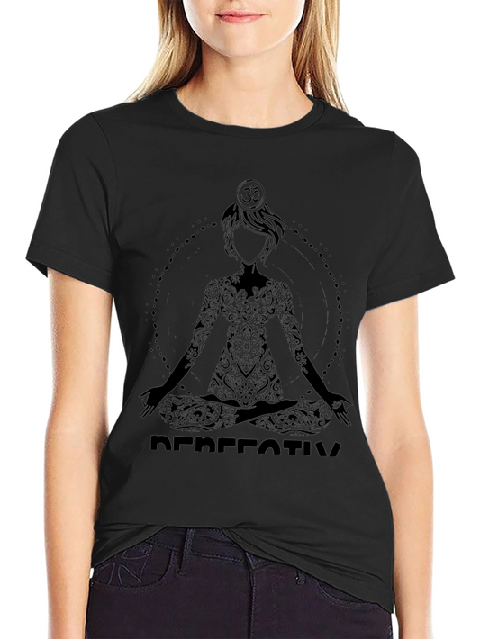 Meditative Lotus Pose Graphic Tee
