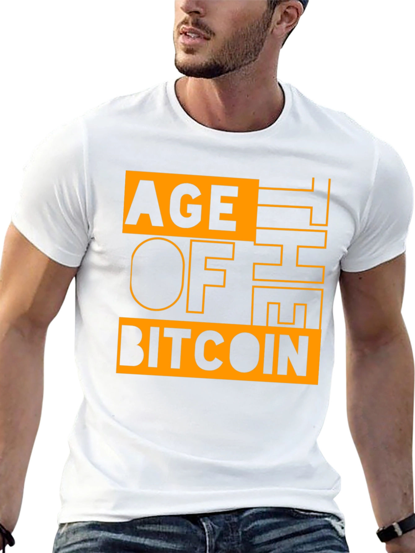 Age of Bitcoin Graphic Print T-Shirt