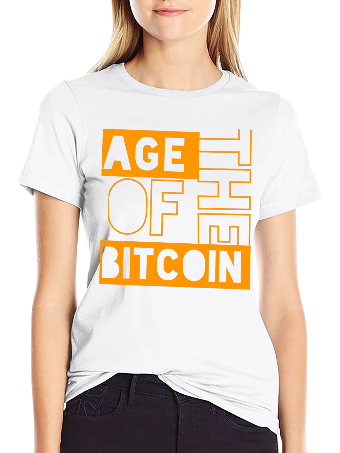 Age of Bitcoin Graphic Print T-Shirt