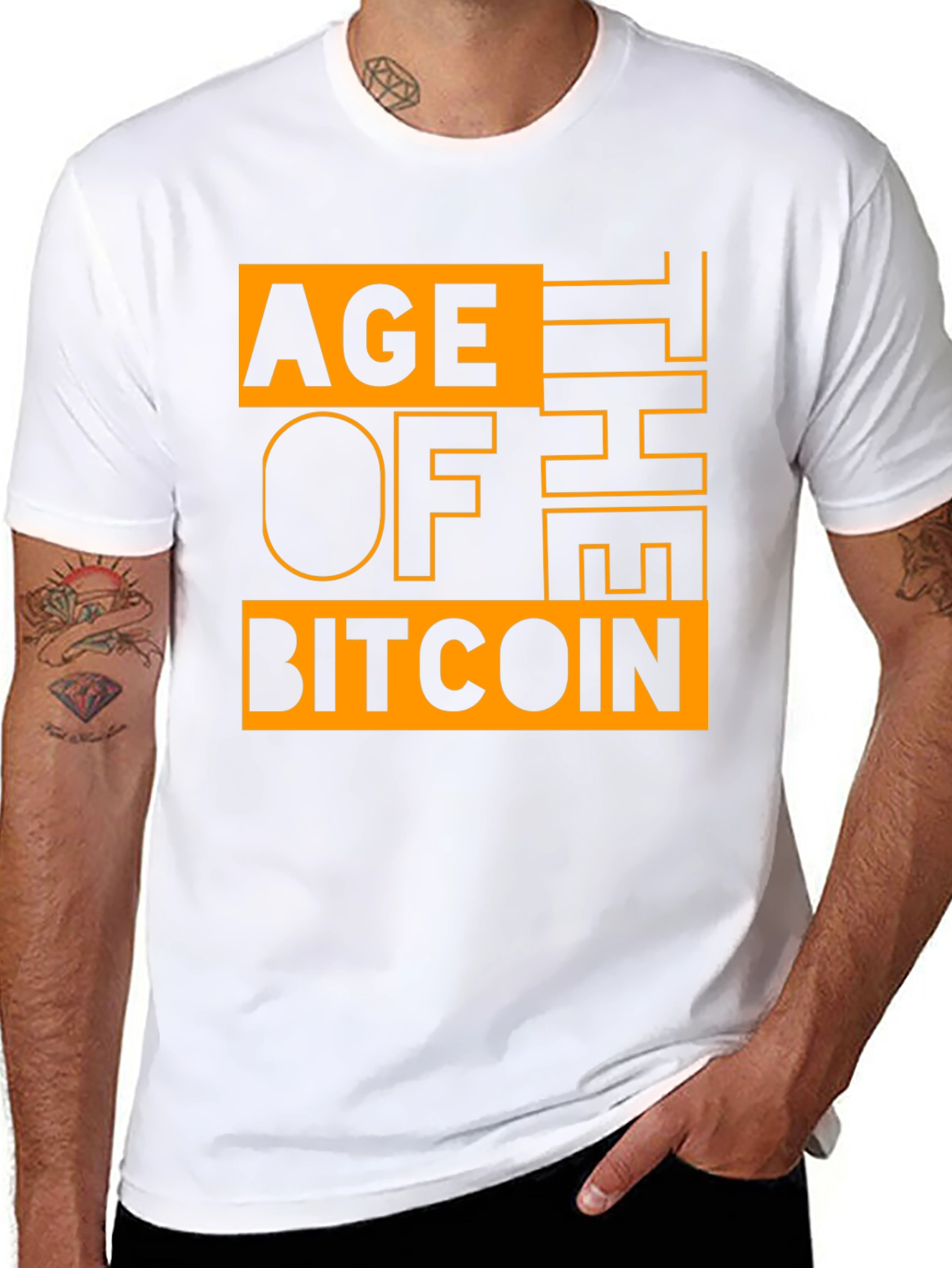 Age of Bitcoin Graphic Print T-Shirt
