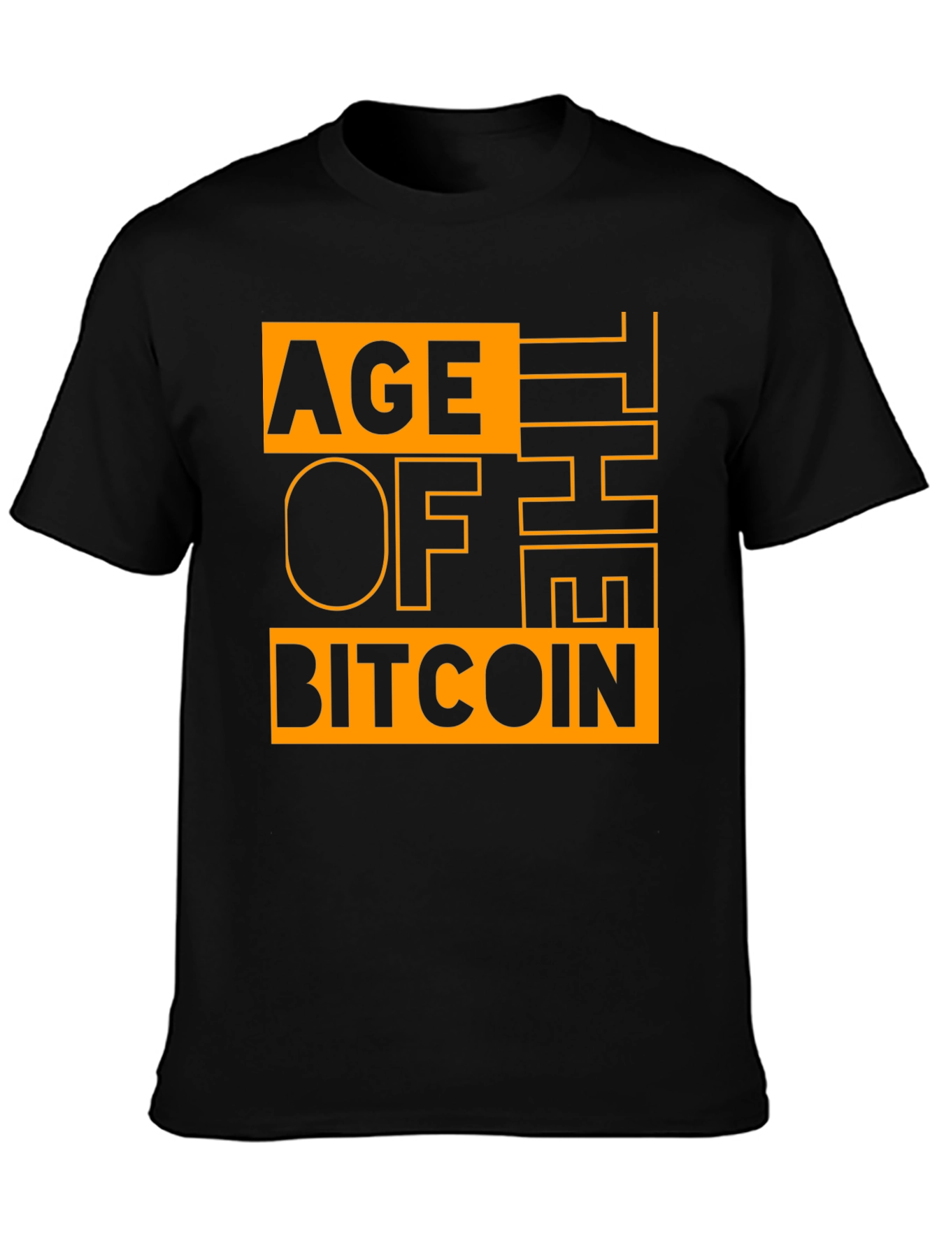 Age of Bitcoin Graphic Print T-Shirt