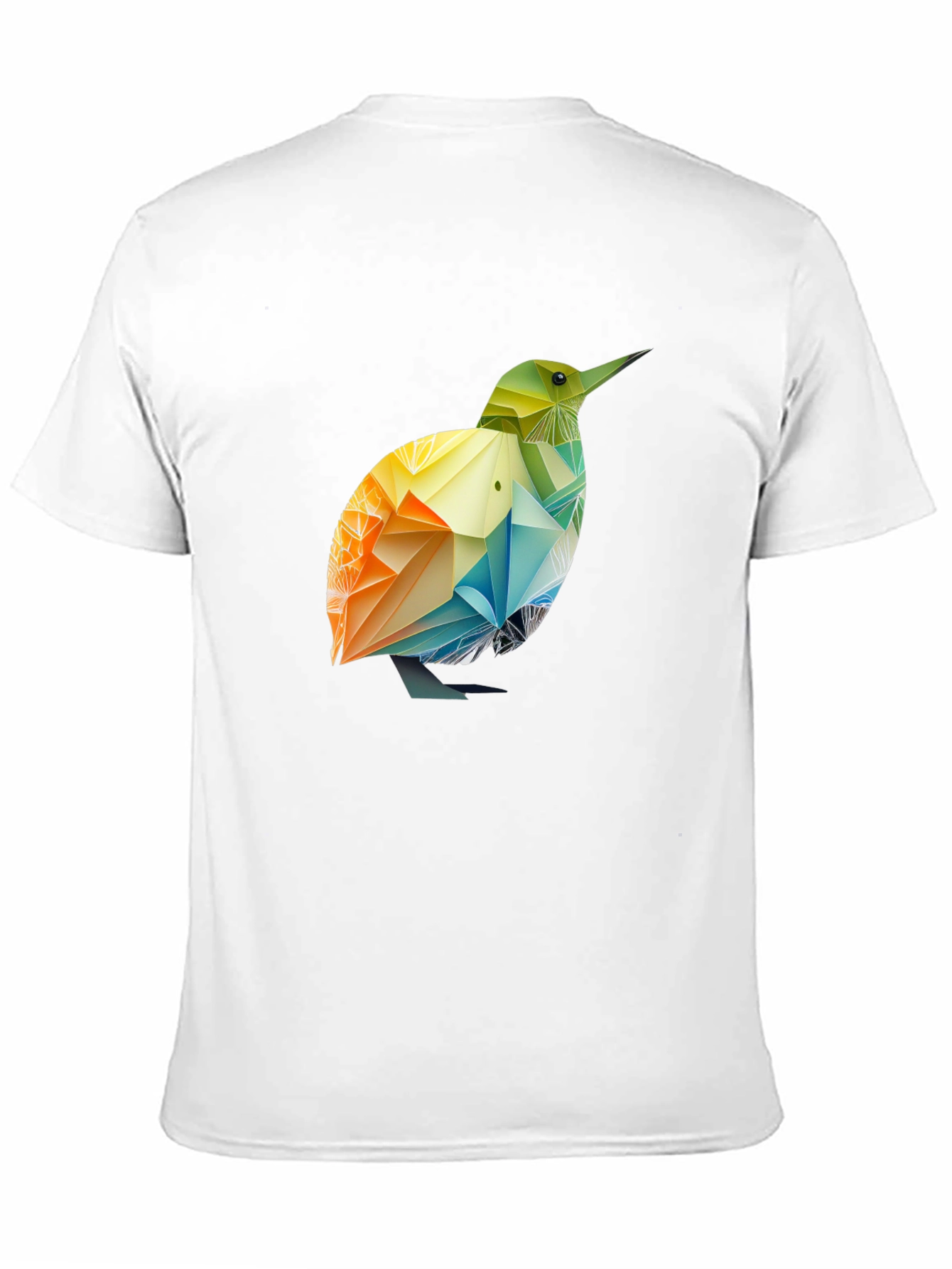 Geometric Bird T-Shirt - Black