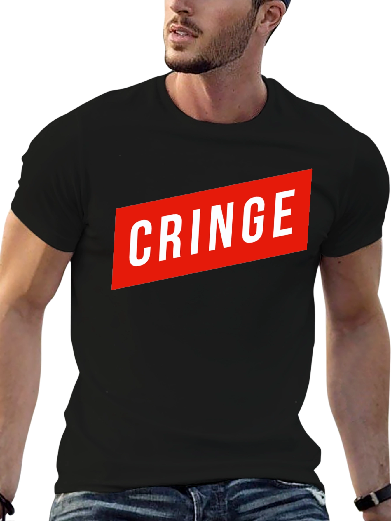 Cringe Graphic T-Shirt - Funny Meme Tee
