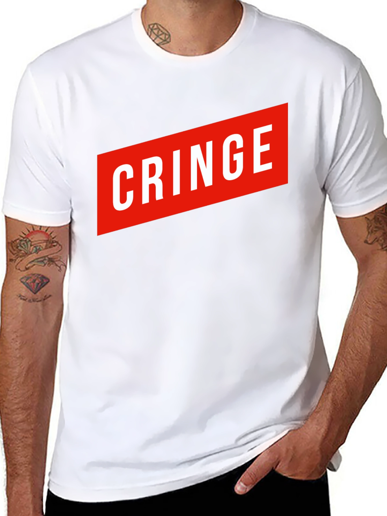 Cringe Graphic T-Shirt - Funny Meme Tee