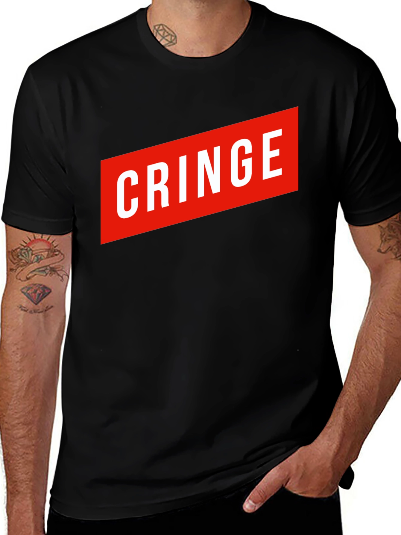 Cringe Graphic T-Shirt - Funny Meme Tee