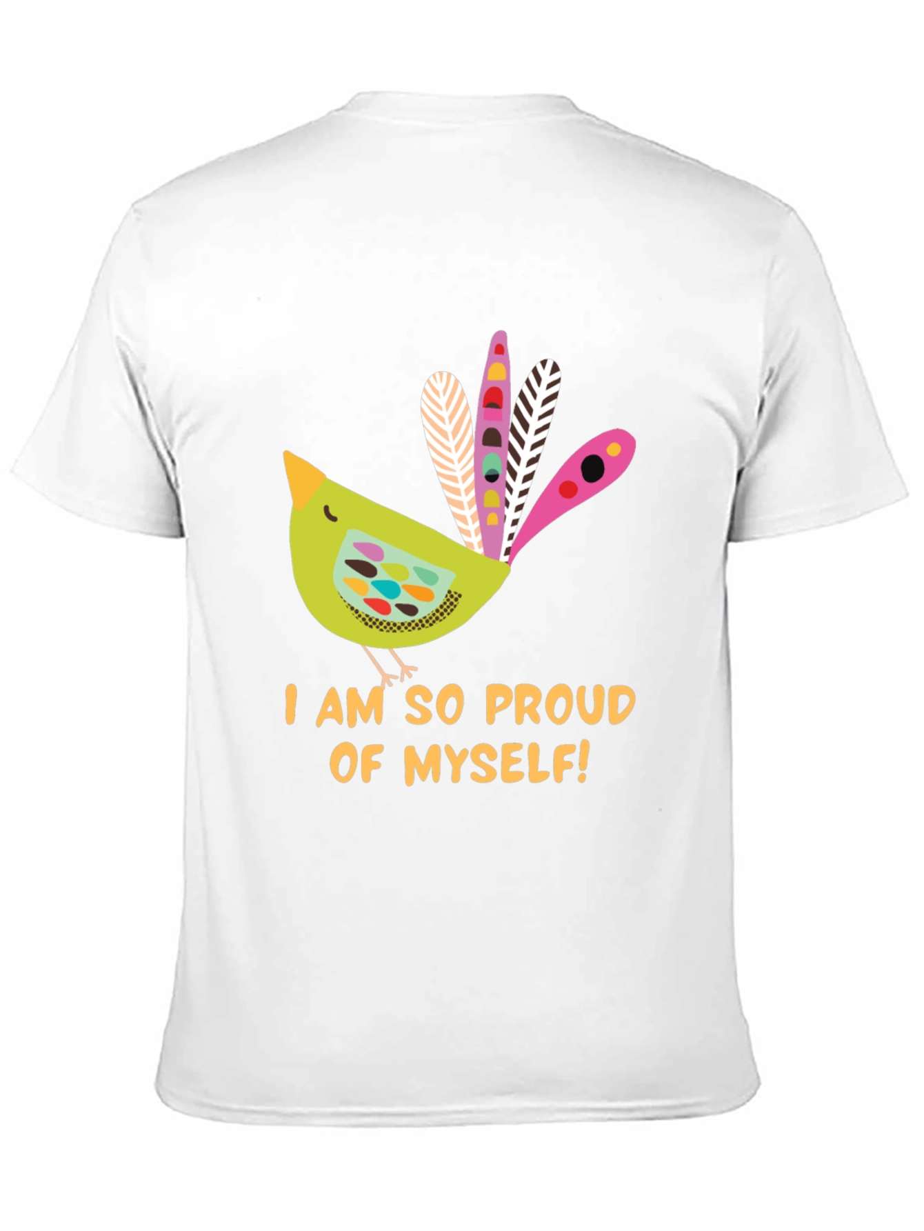 Proud Bird Graphic Tee - Black Unisex T-Shirt