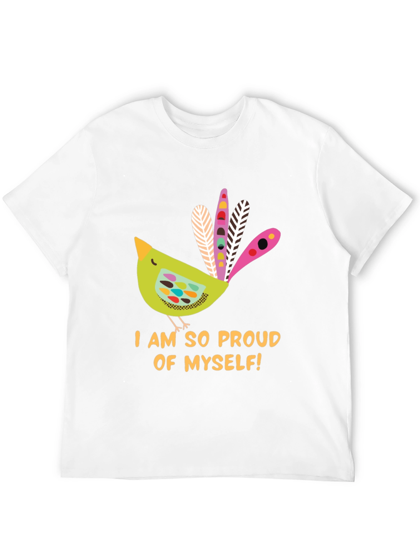 Proud Bird Graphic Tee - Black Unisex T-Shirt