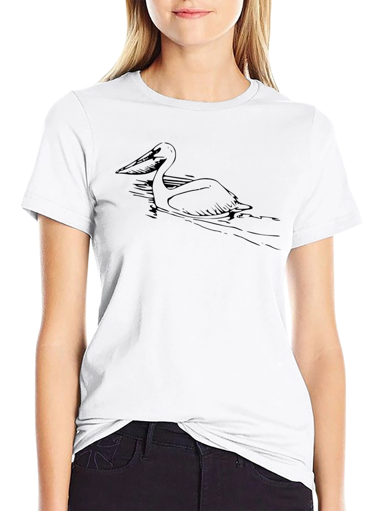 Pelican Graphic T-Shirt - Casual Bird Lover Tee