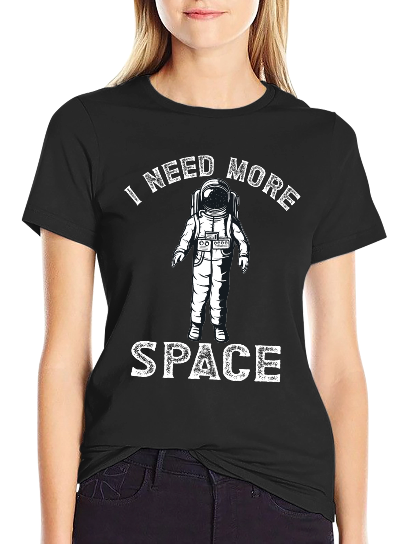 I Need More Space Astronaut Graphic T-Shirt