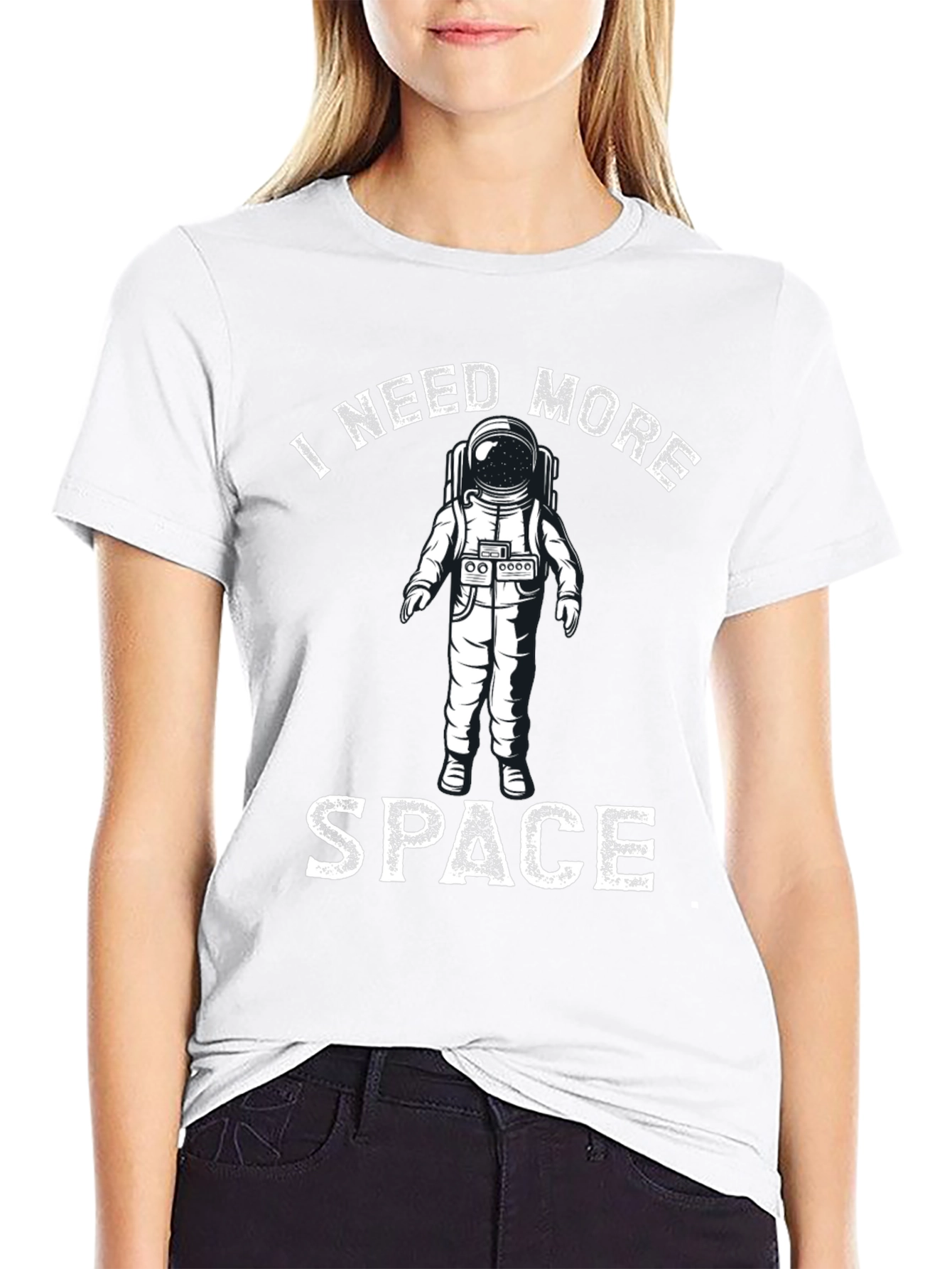 I Need More Space Astronaut Graphic T-Shirt
