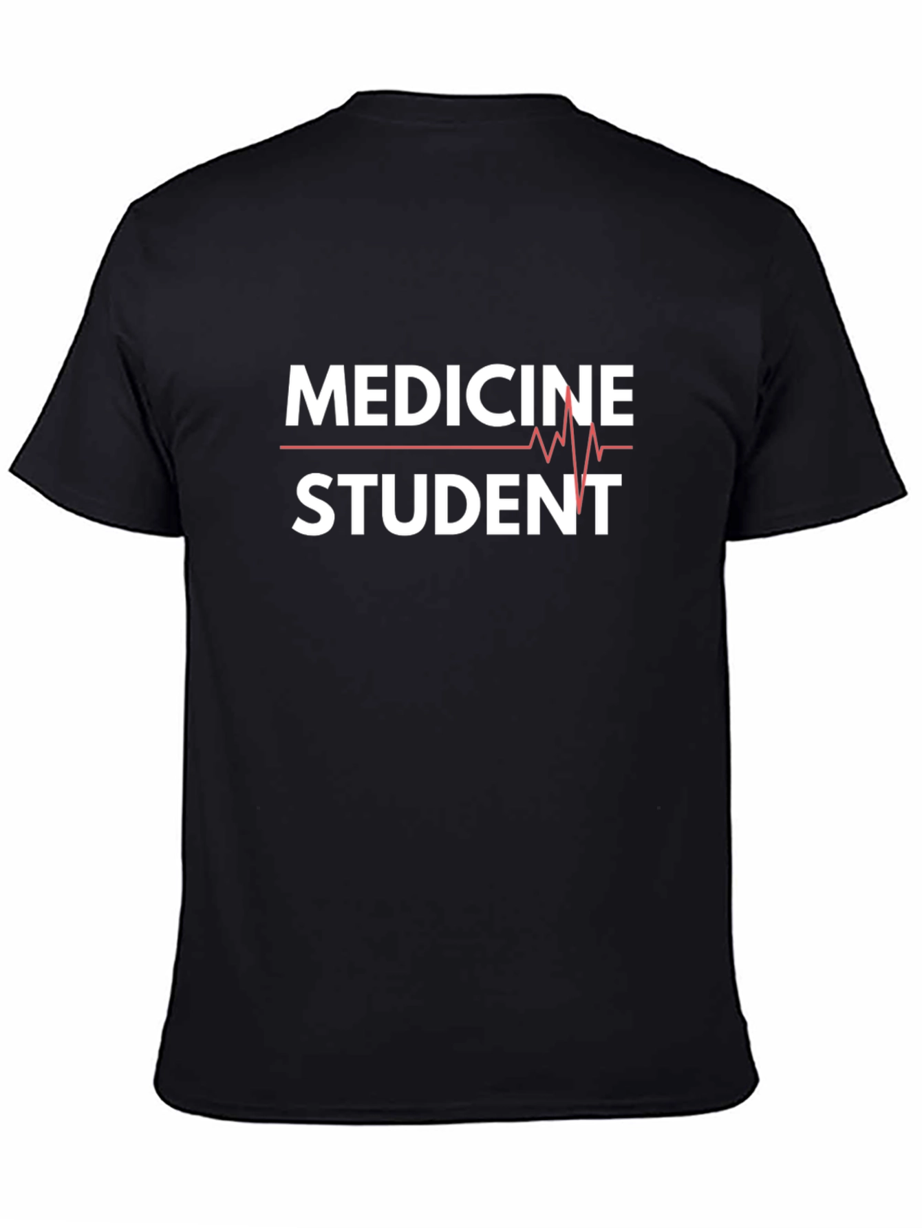 Medicine Student T-Shirt - Black Graphic Print