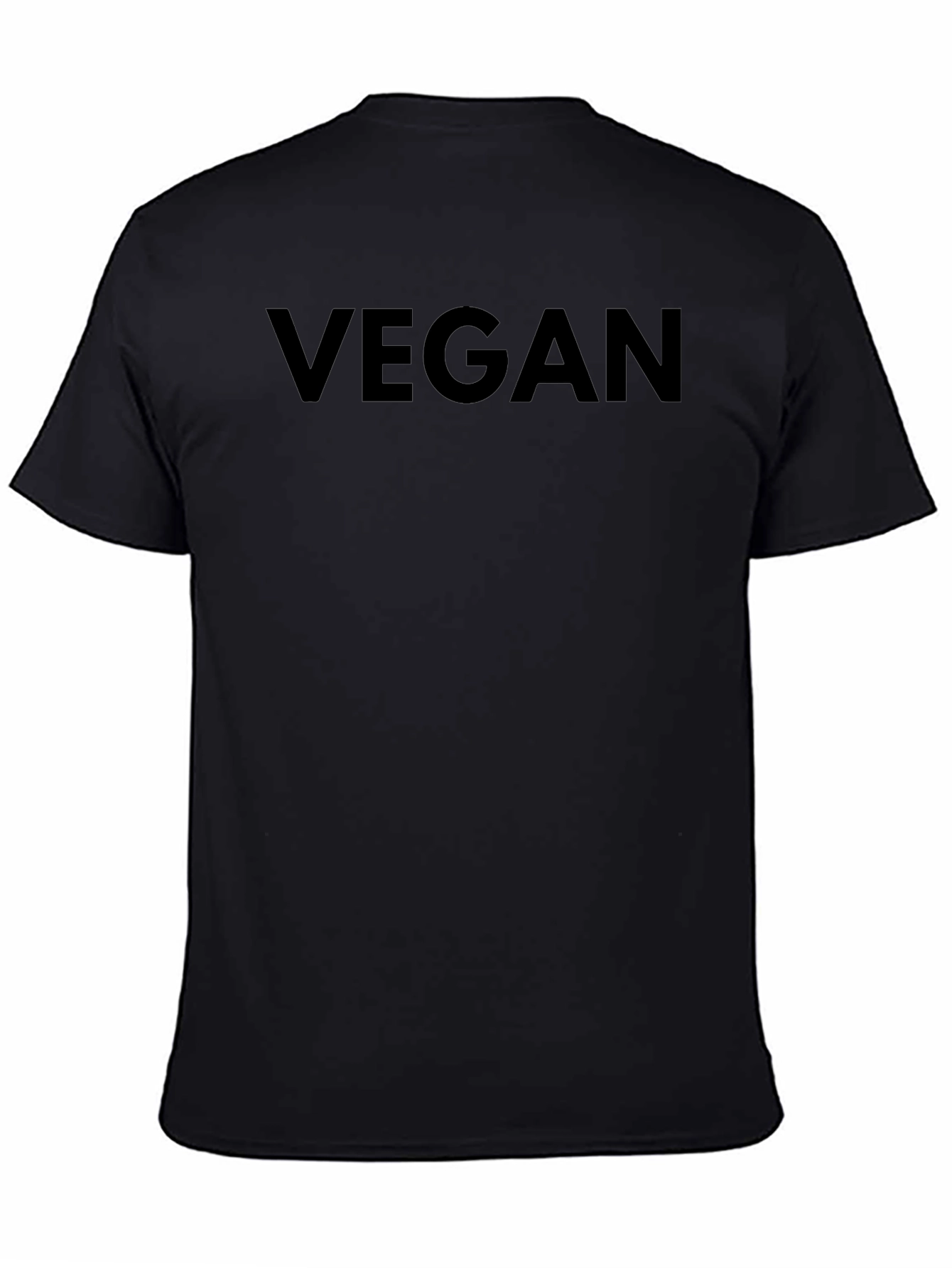 Vegan Statement Black T-Shirt