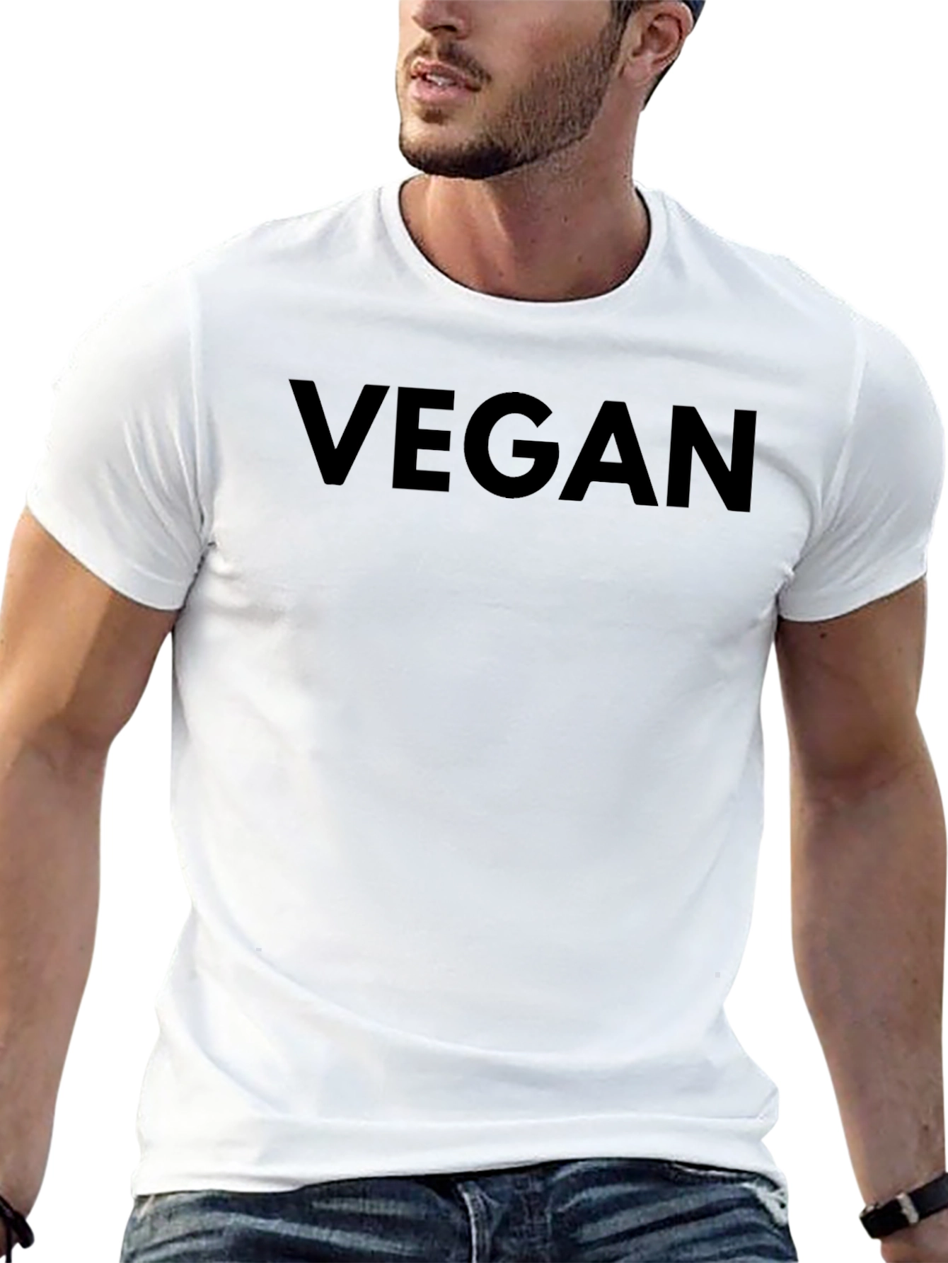 Vegan Statement Black T-Shirt