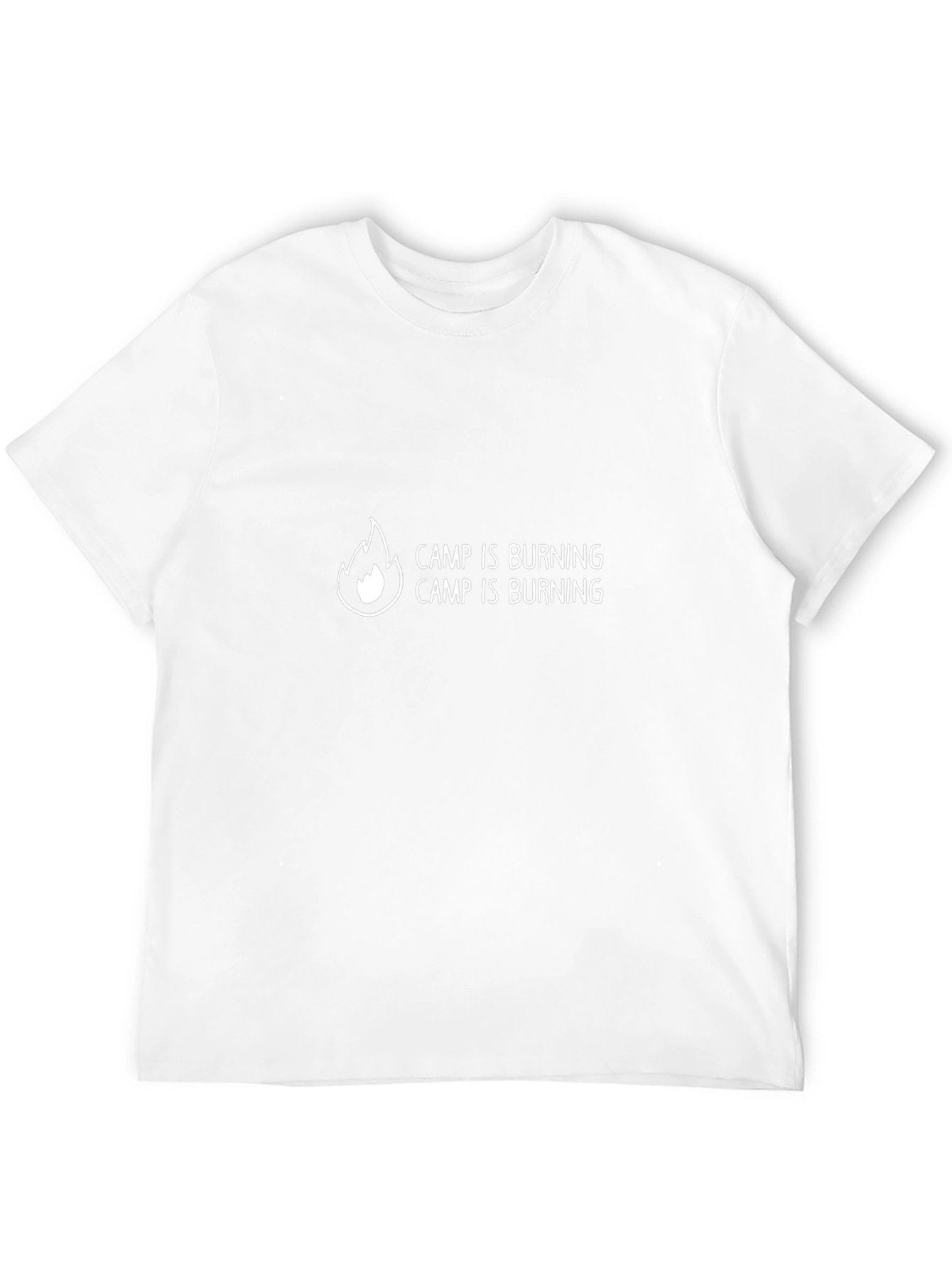 Camp is Burning Graphic Tee - Black