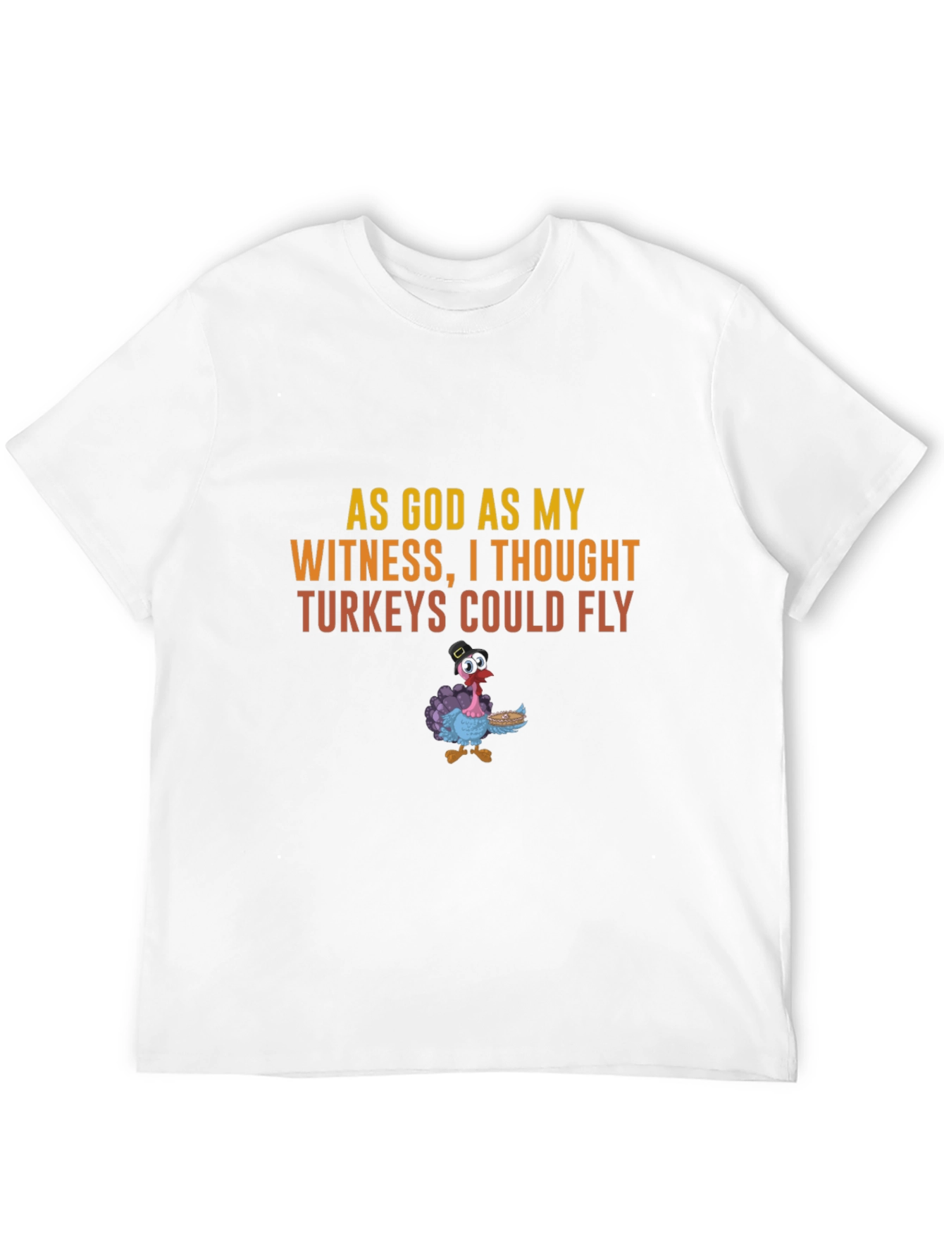 Funny Thanksgiving Turkey Graphic T-Shirt