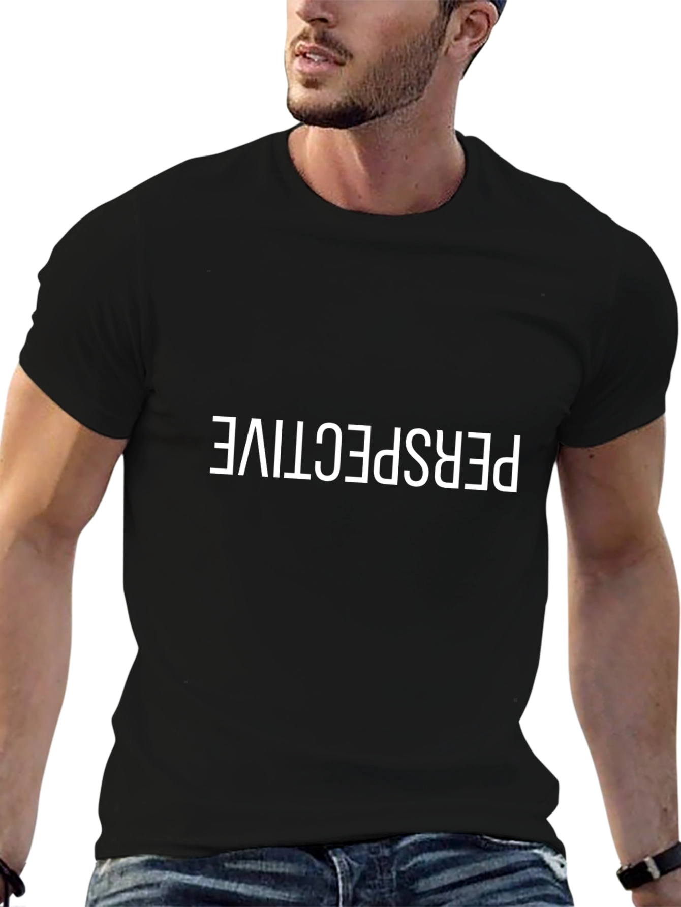 Perspective Graphic Tee - Stylish and Unique