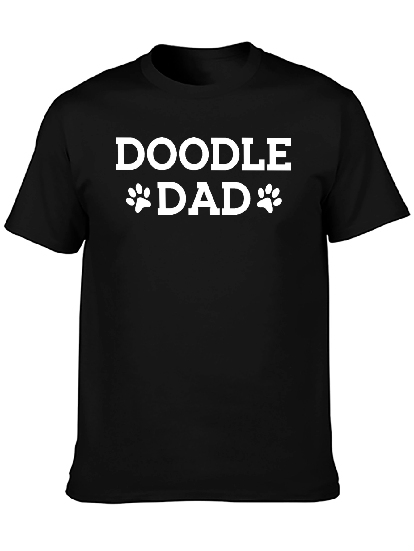 Doodle Dad T-Shirt - Black Cotton Tee