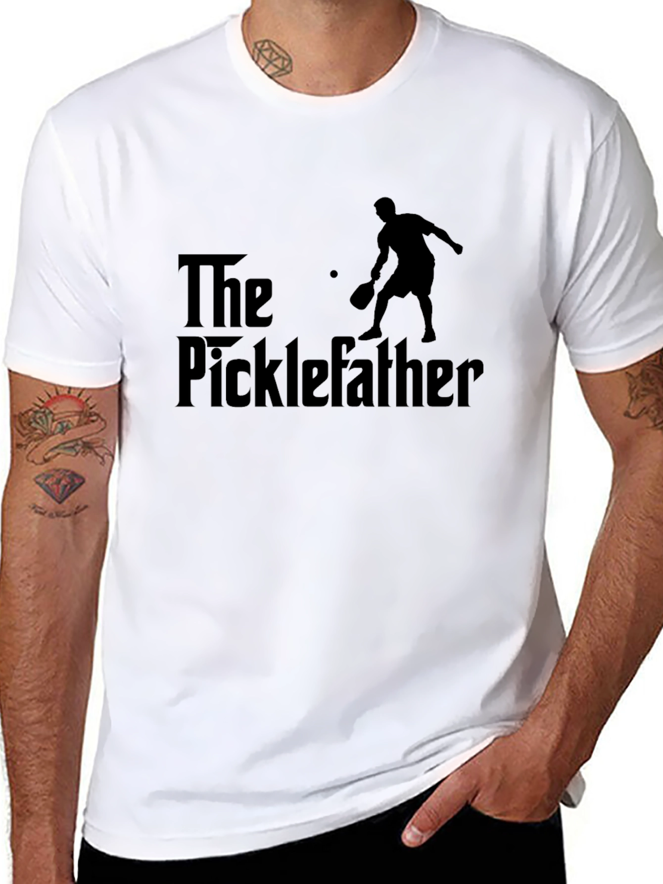 The Picklefather T-Shirt: Funny Pickleball Dad Tee