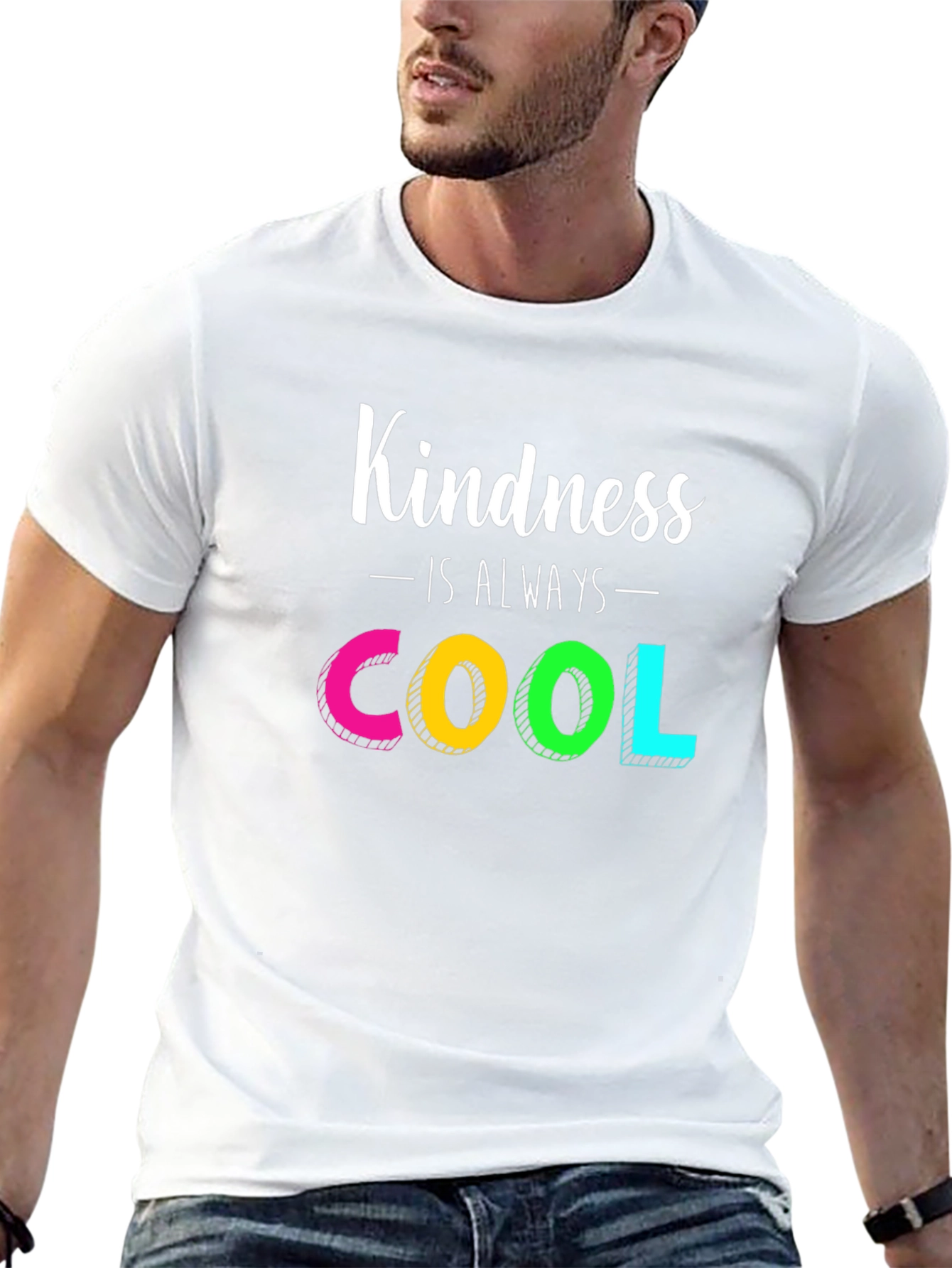 Kindness is Always Cool T-Shirt - Positive Vibes Tee