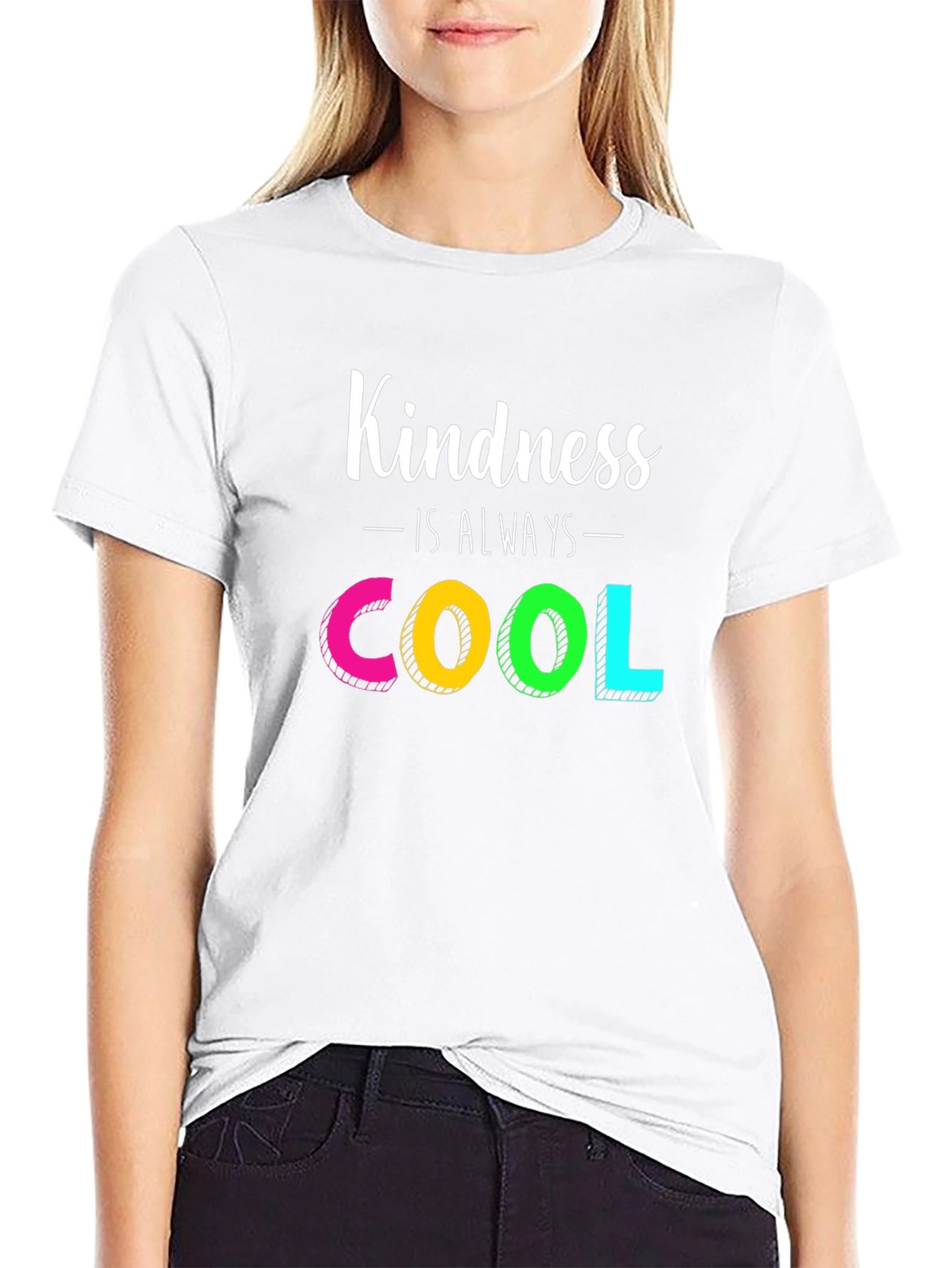Kindness is Always Cool T-Shirt - Positive Vibes Tee