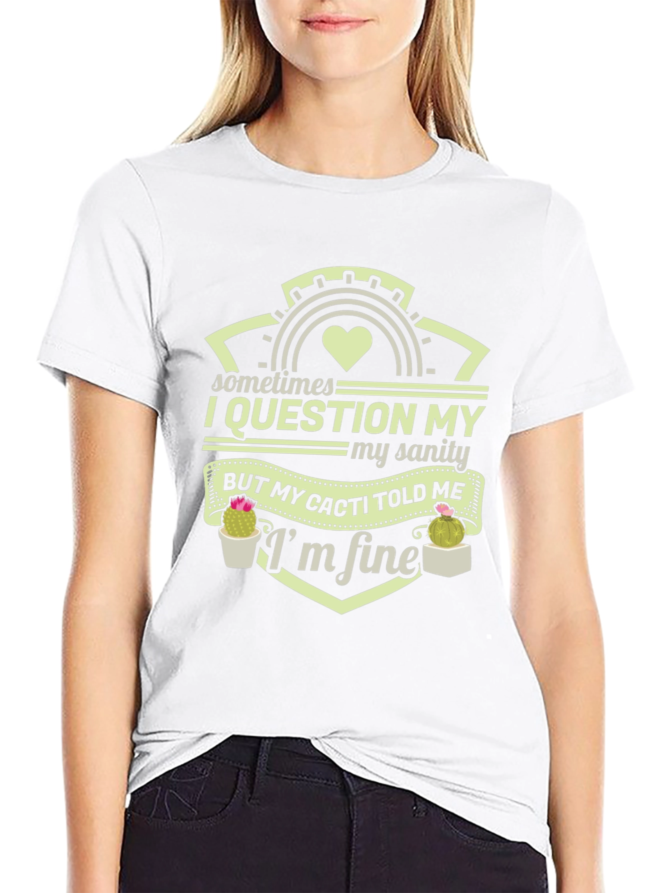 Funny Cacti Told Me Im Fine T-Shirt
