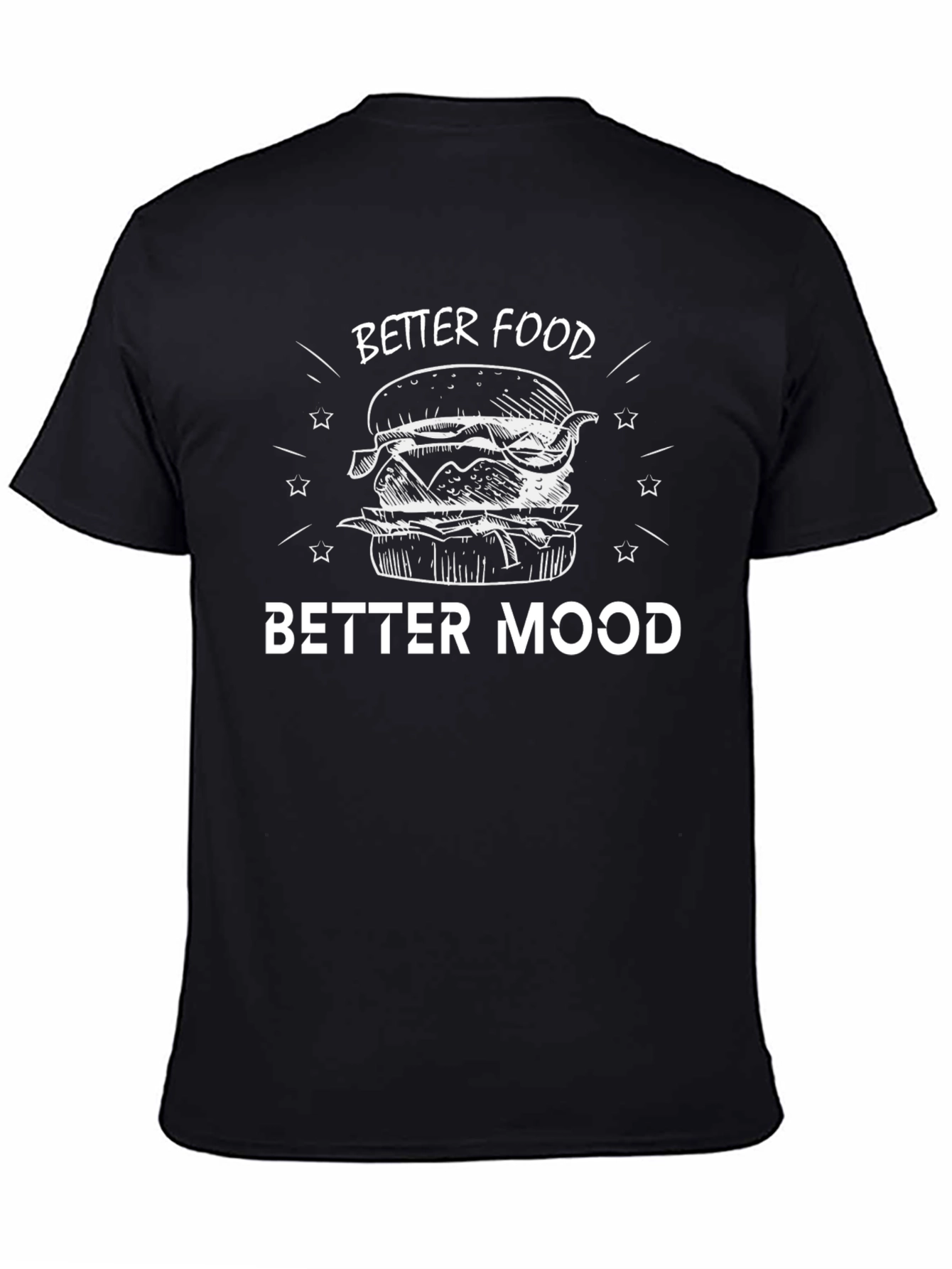 Better Food Better Mood Graphic T-Shirt