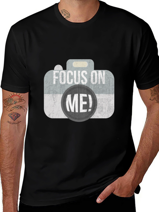 Focus On Me! Graphic T-Shirt - Black