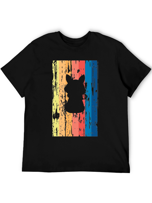 Retro Raccoon Silhouette T-Shirt